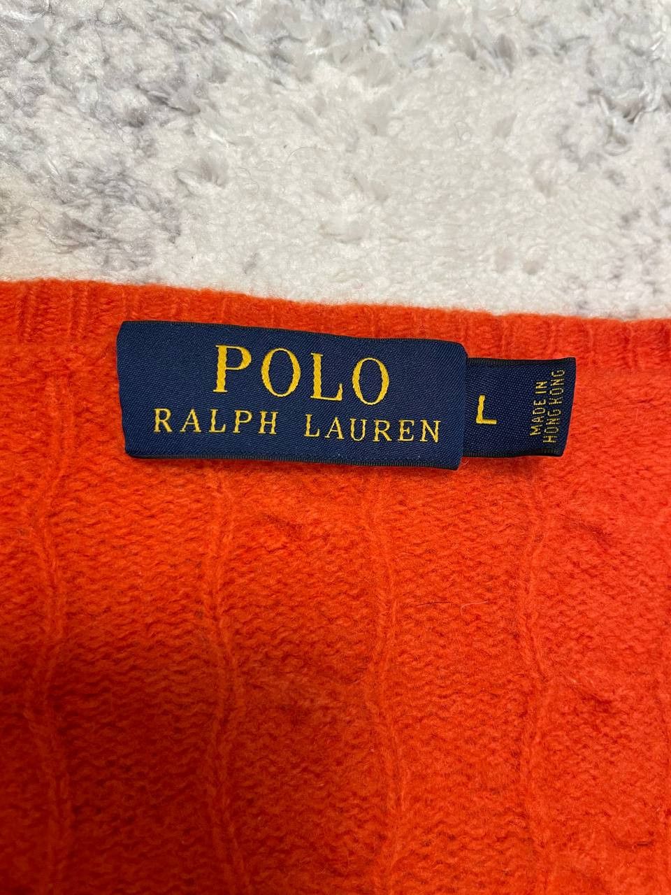 Polo Ralph Lauren Women's Polo Ralph Lauren V-neck Sweater, Merino, Cashmere Size L / US 10 / IT 46 - 9 Thumbnail