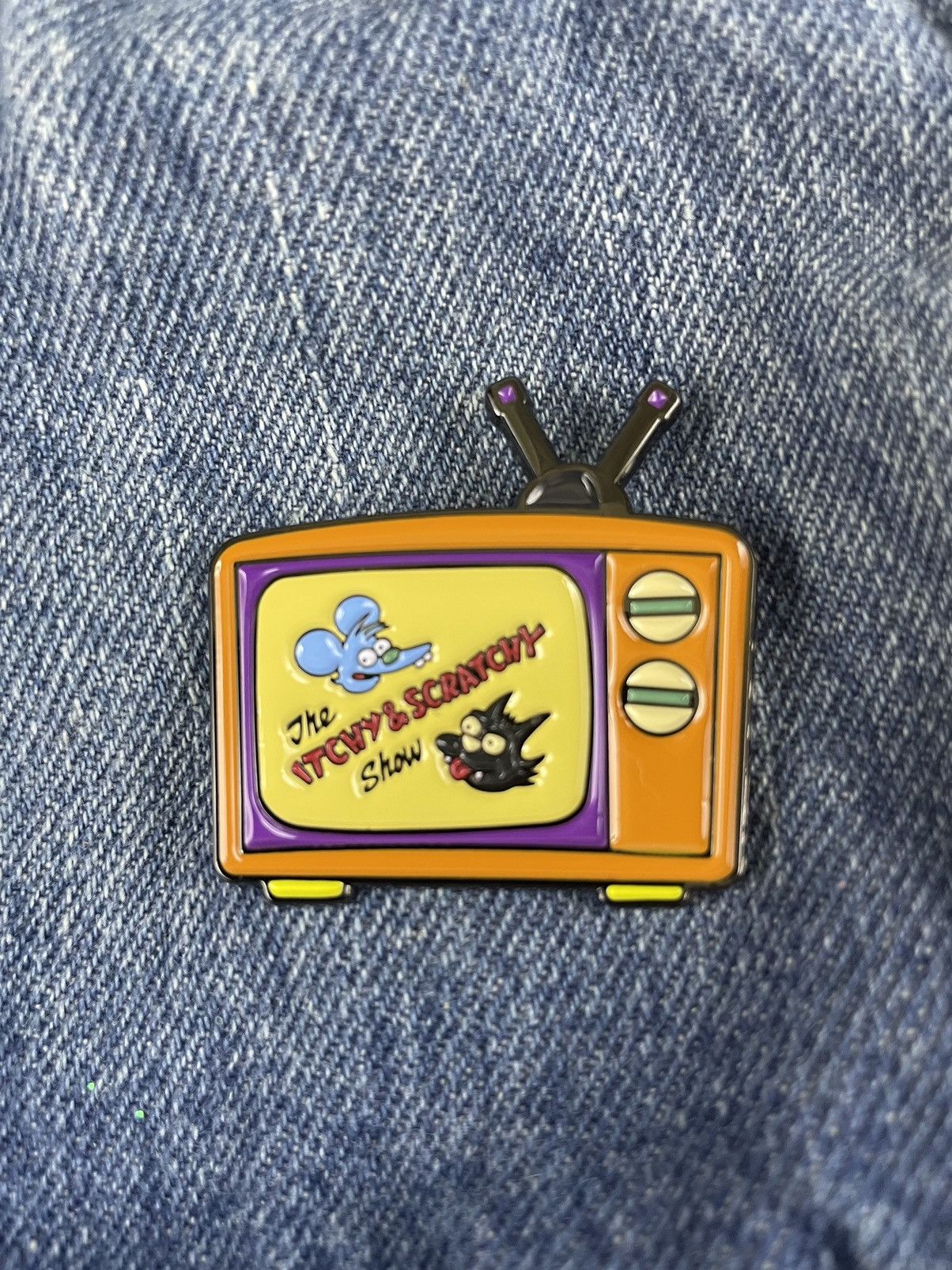 Other Itchy & Scratchy Enamel Pin Size ONE SIZE - 1 Thumbnail
