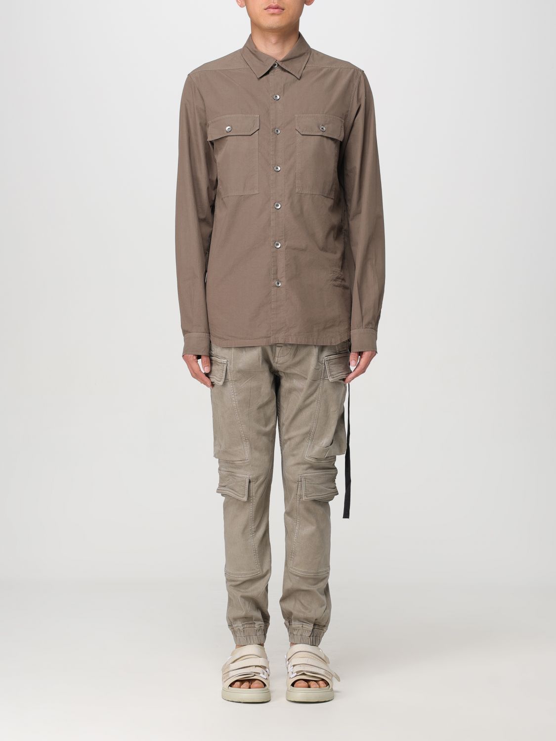 image of Rick Owens Drkshdw Shirt Men Dust (Size Large)