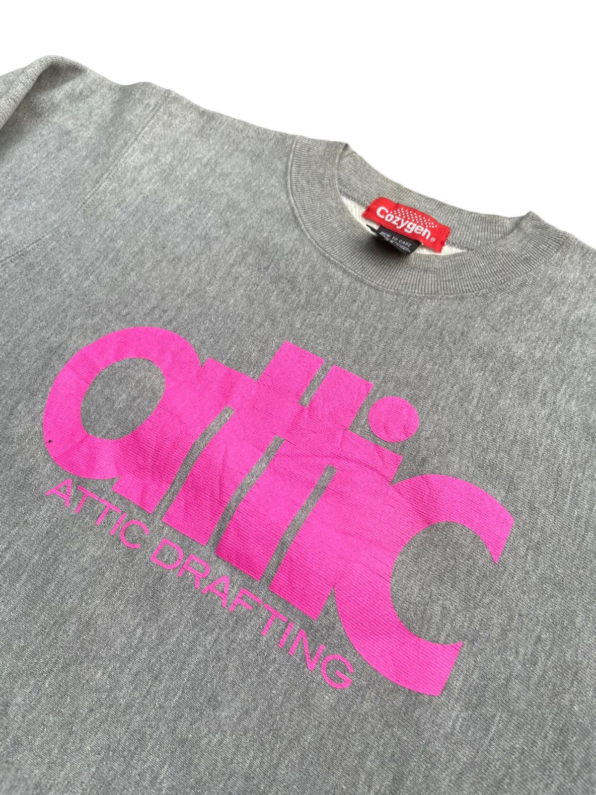 Japanese Brand × Team Cozy Cozygen Attic Drafting Reverseweave Crewneck Size US S / EU 44-46 / 1 - 5 Thumbnail