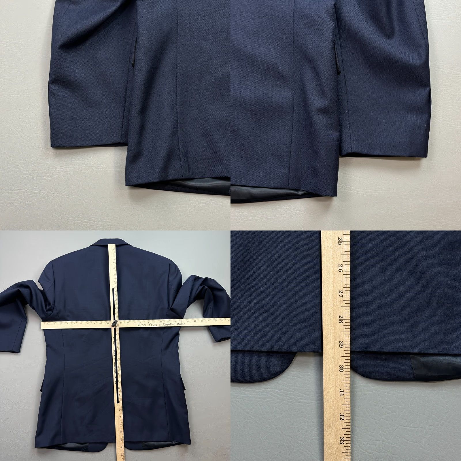 Ralph Lauren Lauren Ralph Lauren Blazer Mens 40R Navy Wool Blend Sport Jacket Black Label Size 40R - 9 Thumbnail