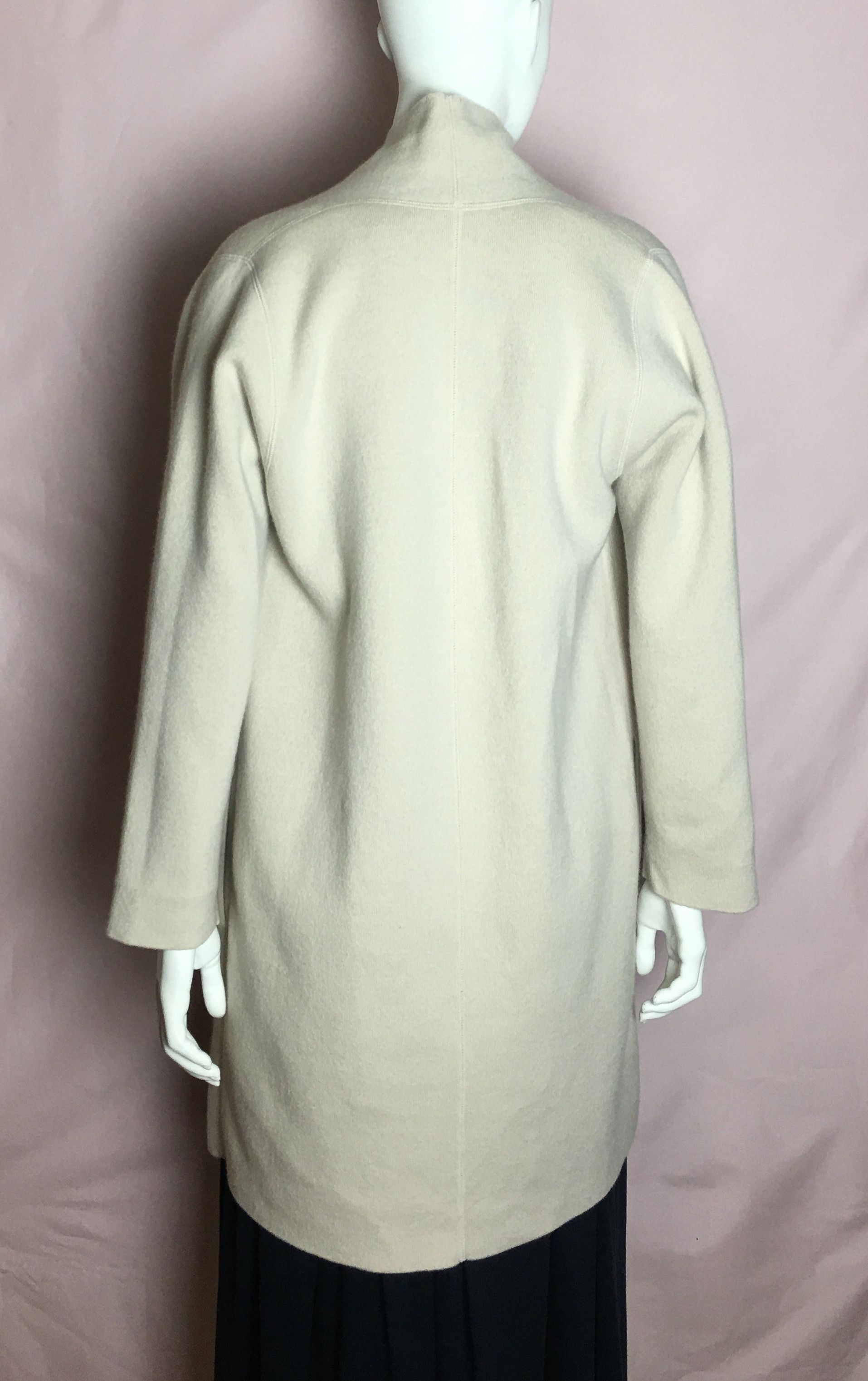 Max Mara Max Mara Studio Wool Open Coat Cardigan Size ONE SIZE - 4 Thumbnail
