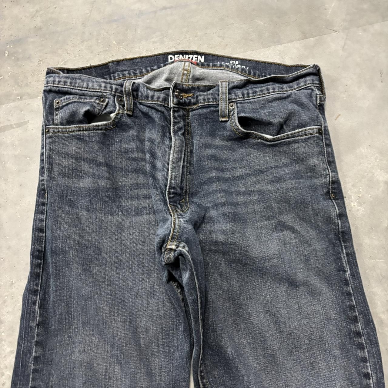 Japanese Brand × Vintage Crazy Vintage Y2K/2000s Grunge Dark Wash Essential Denim Jeans! Size US 34 / EU 50 - 5 Thumbnail