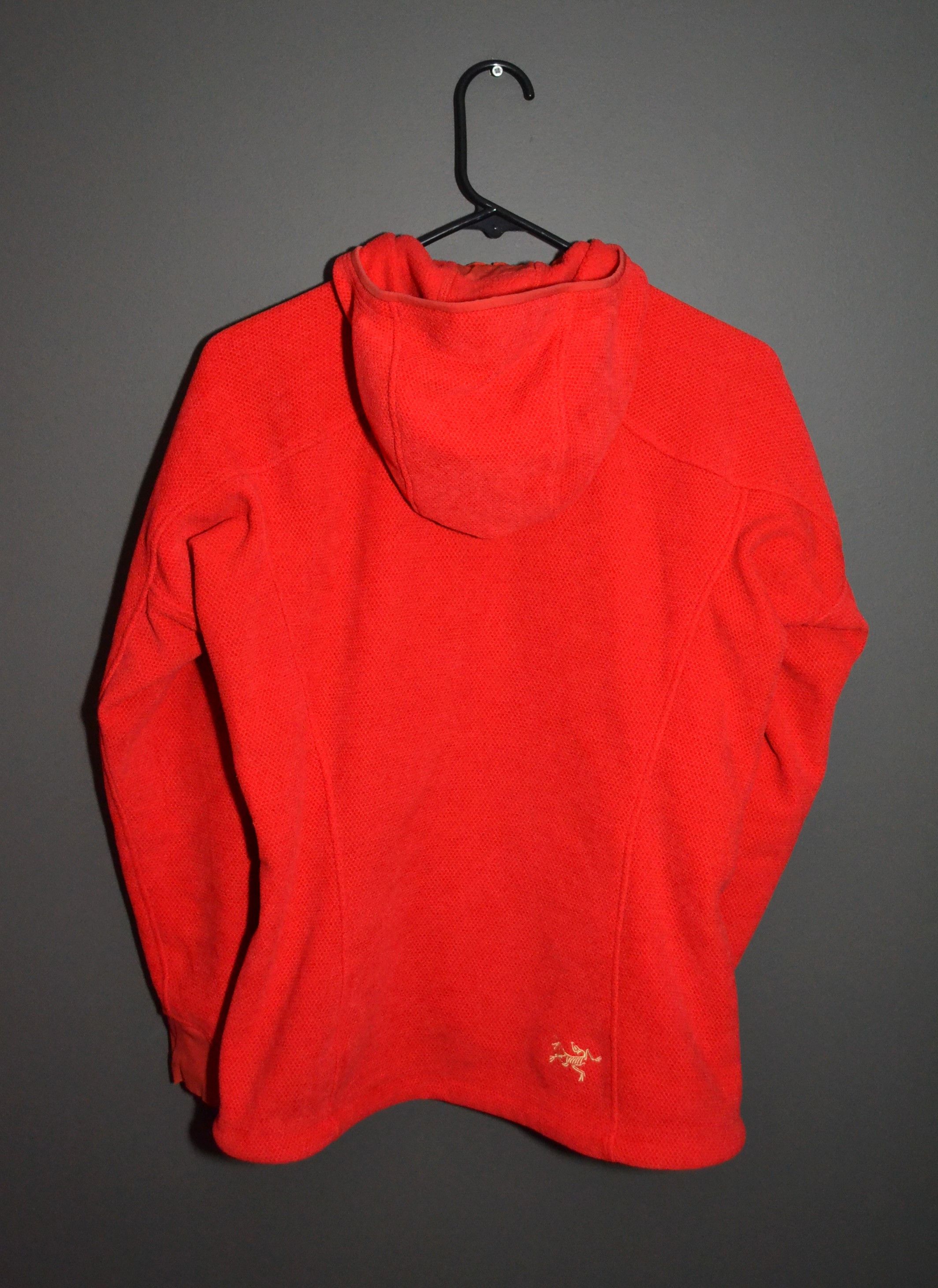 Arc'teryx Arc'teryx S size Polartec Hooded Jacket Strato Red-Orange Size S / US 4 / IT 40 - 8 Thumbnail