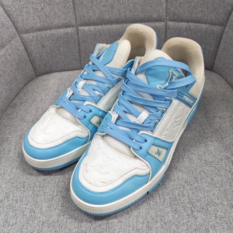 Louis Vuitton Louis Vuitton Trainer Leather Low-Top Sneakers 0089 Size US 8 / EU 41 - 1 Thumbnail