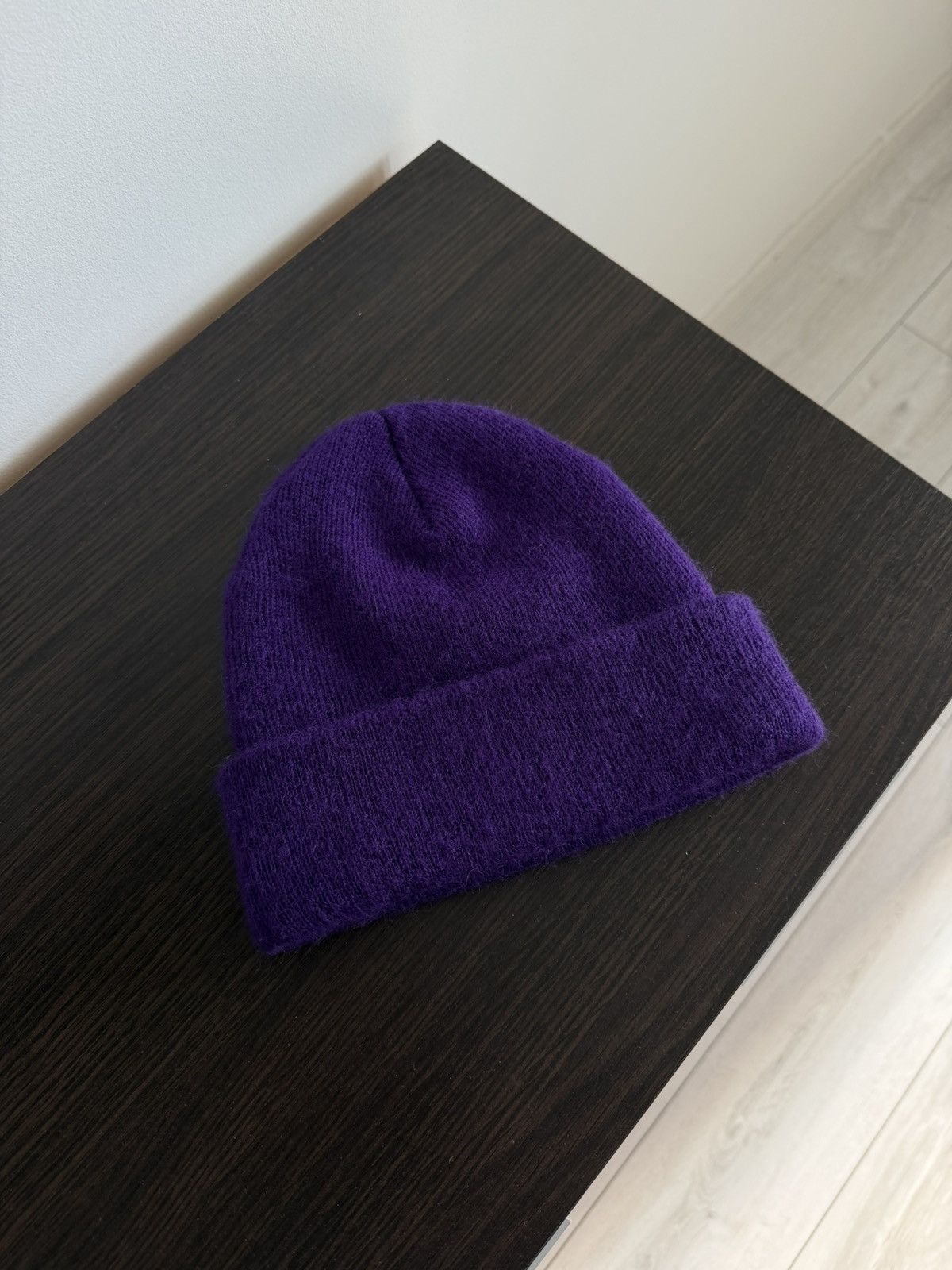 Supreme Supreme mohair wool beanie FW18 purple hat Size ONE SIZE - 5 Thumbnail