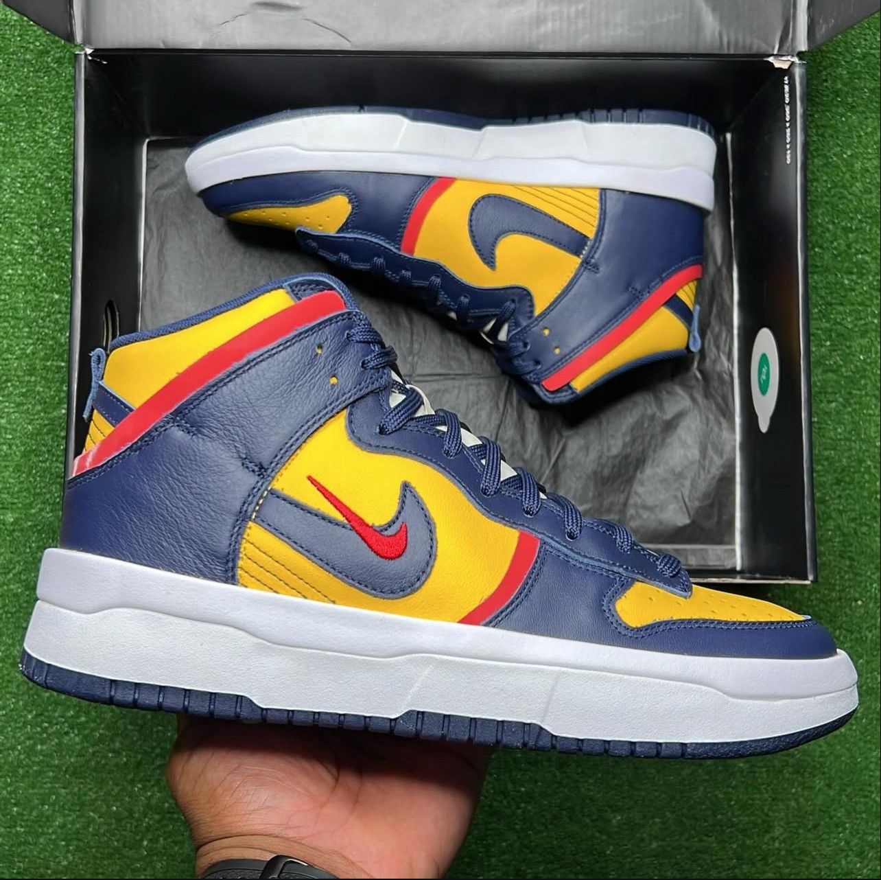 Nike Wmns Dunk High Up Rebel ‘Michigan’ Size US 9 / EU 42 - 4 Thumbnail