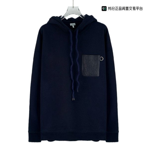 Loewe LOEWE FW22 Logo Loose Hooded Sweatshirt Size US M / EU 48-50 / 2 - 1 Thumbnail