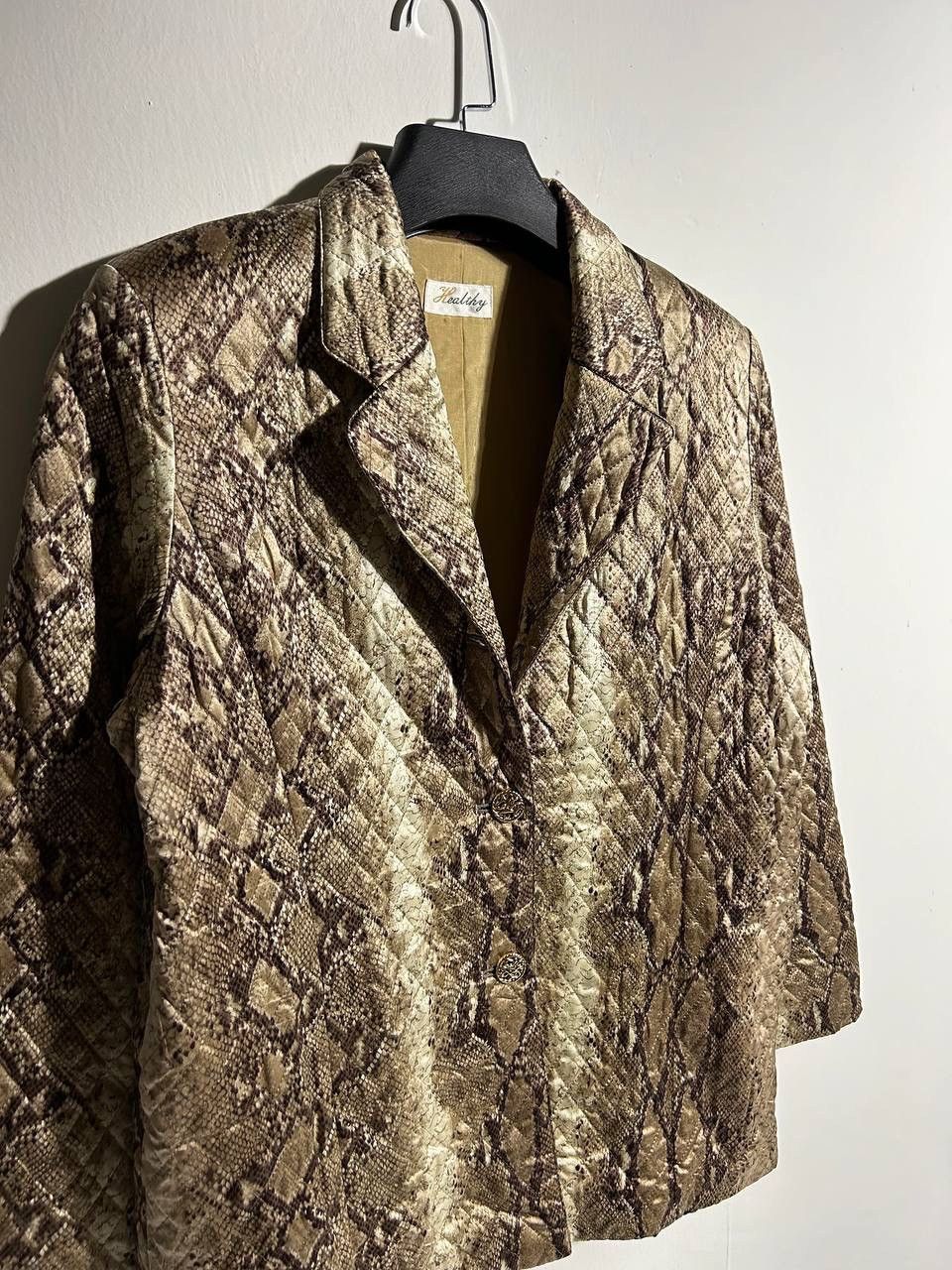 If Six Was Nine Snake Skin Printed Light Blazer Size US M / EU 48-50 / 2 - 2 Thumbnail