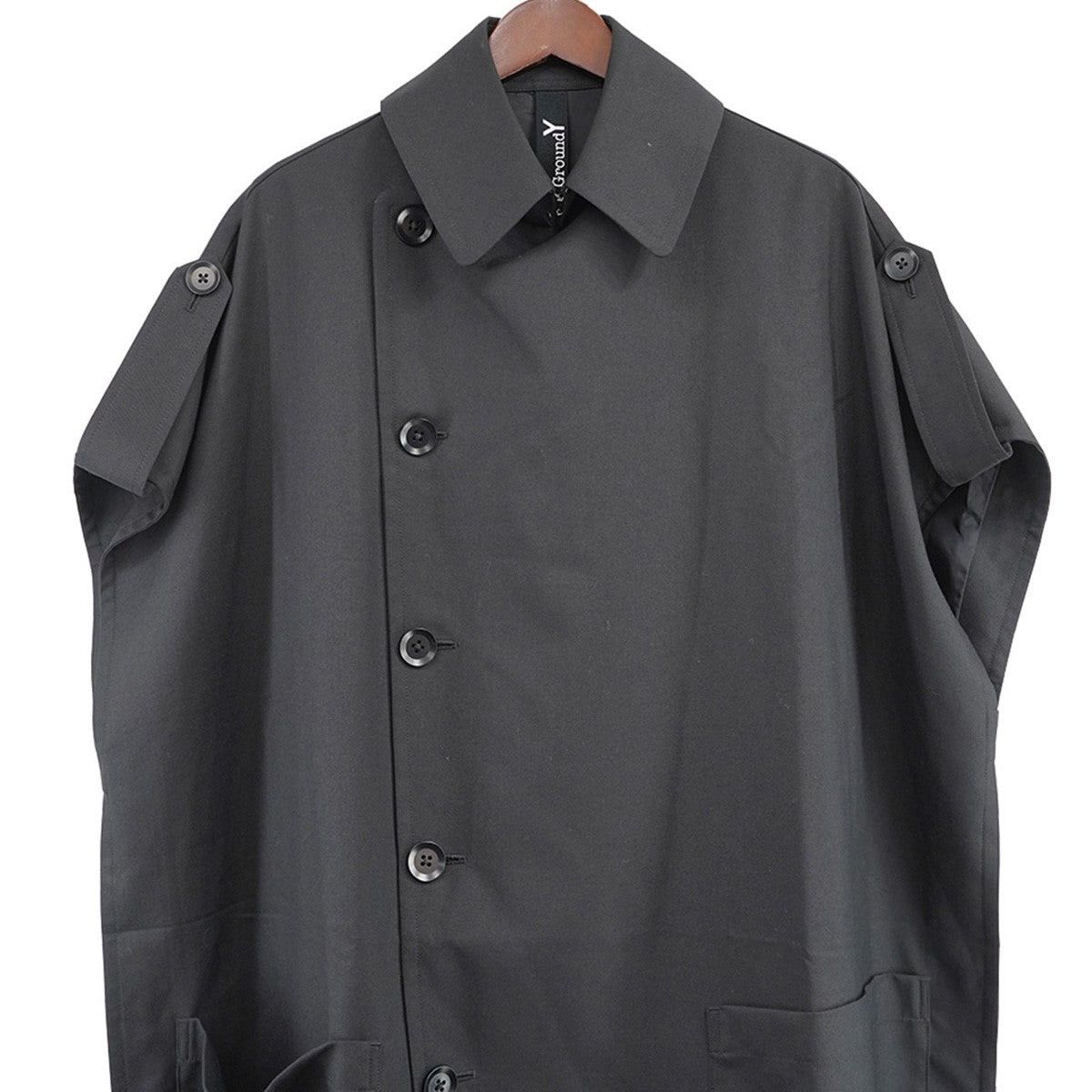 Ground Y GroundY 22SS COAT Cape Sleejlebres Over -sized Court Size US S / EU 44-46 / 1 - 2 Thumbnail