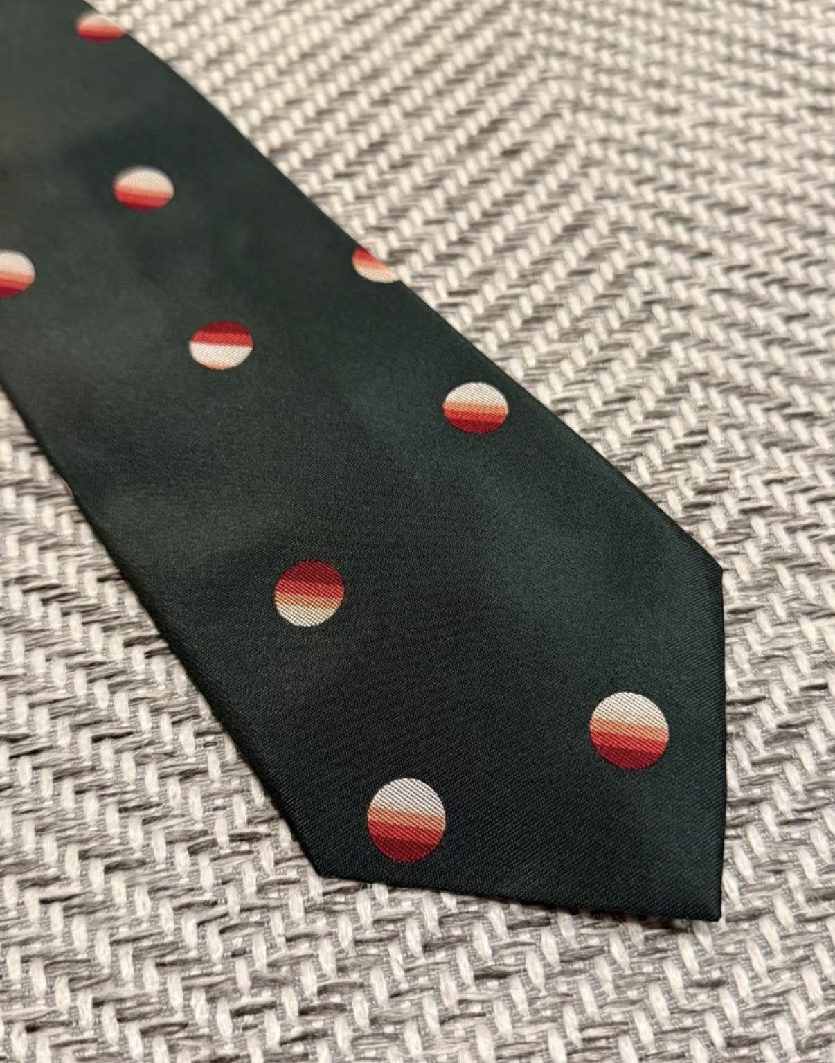 Jean Paul Gaultier Jean Paul Gaultier Gradient Polka Dot Tie K24 Size ONE SIZE - 3 Thumbnail