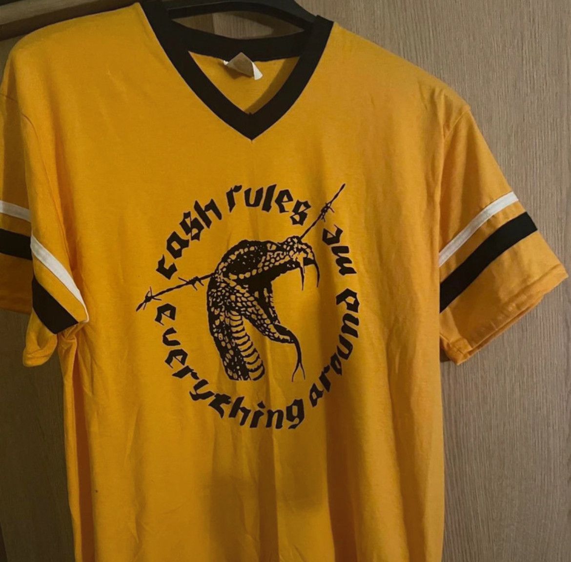 Augusta Sportswear Wu Tang Clan yellow custom t shirt hip hop rap OutKast Size US L / EU 52-54 / 3 - 1 Thumbnail