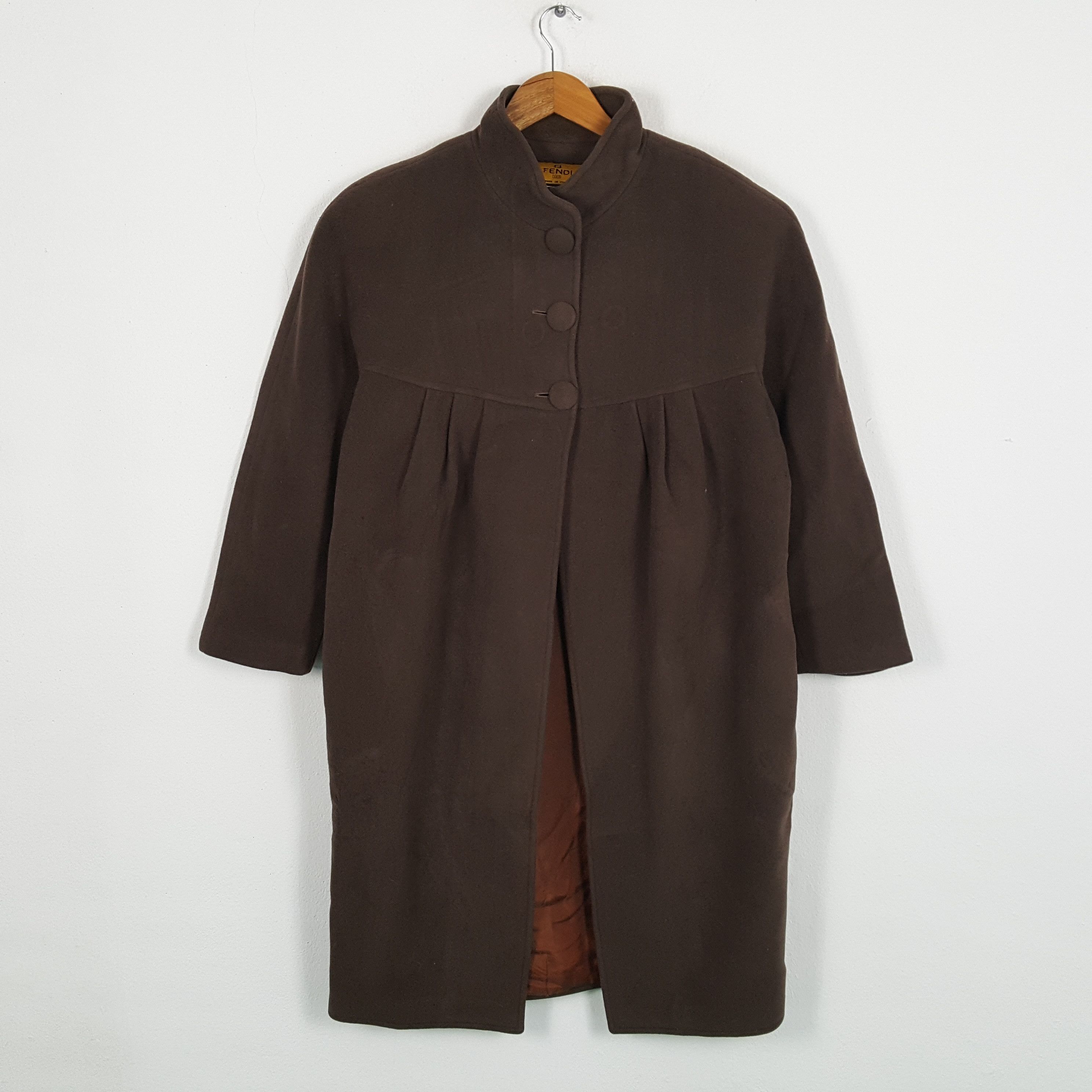 Fendi × Vintage Vintage FENDI Italian Fashion Brand Distressed Jacket Size L / US 10 / IT 46 - 1 Thumbnail