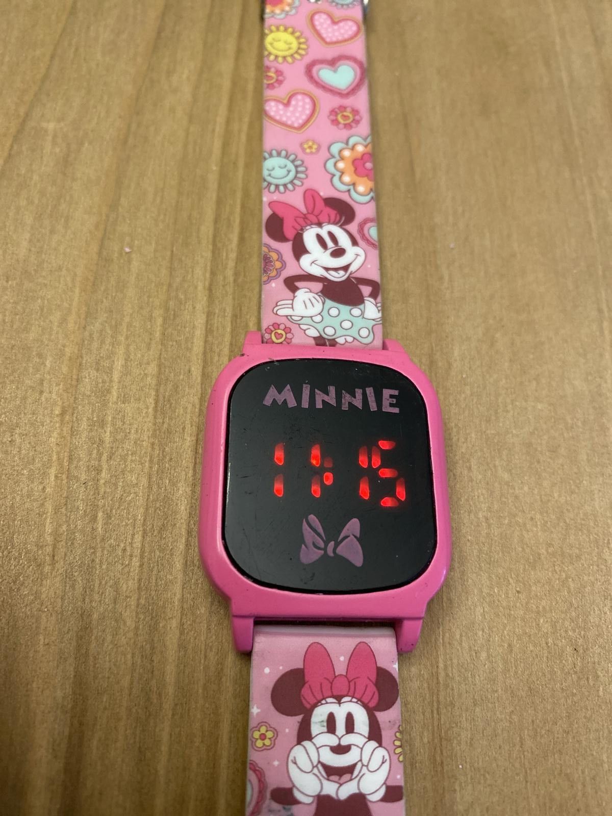Designer LCD Minnie Mouse watch pink working Size ONE SIZE - 1 Thumbnail