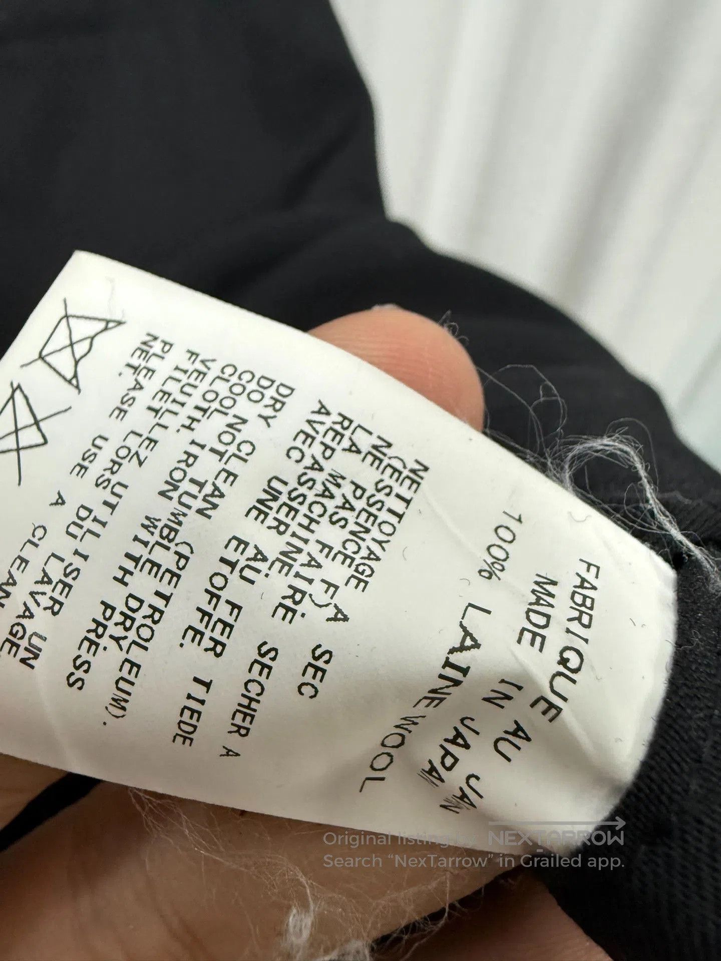 Yohji Yamamoto Yohji Yamamoto Pour Homme Deconstructed Wool Shirt Jacket. Size US L / EU 52-54 / 3 - 6 Thumbnail
