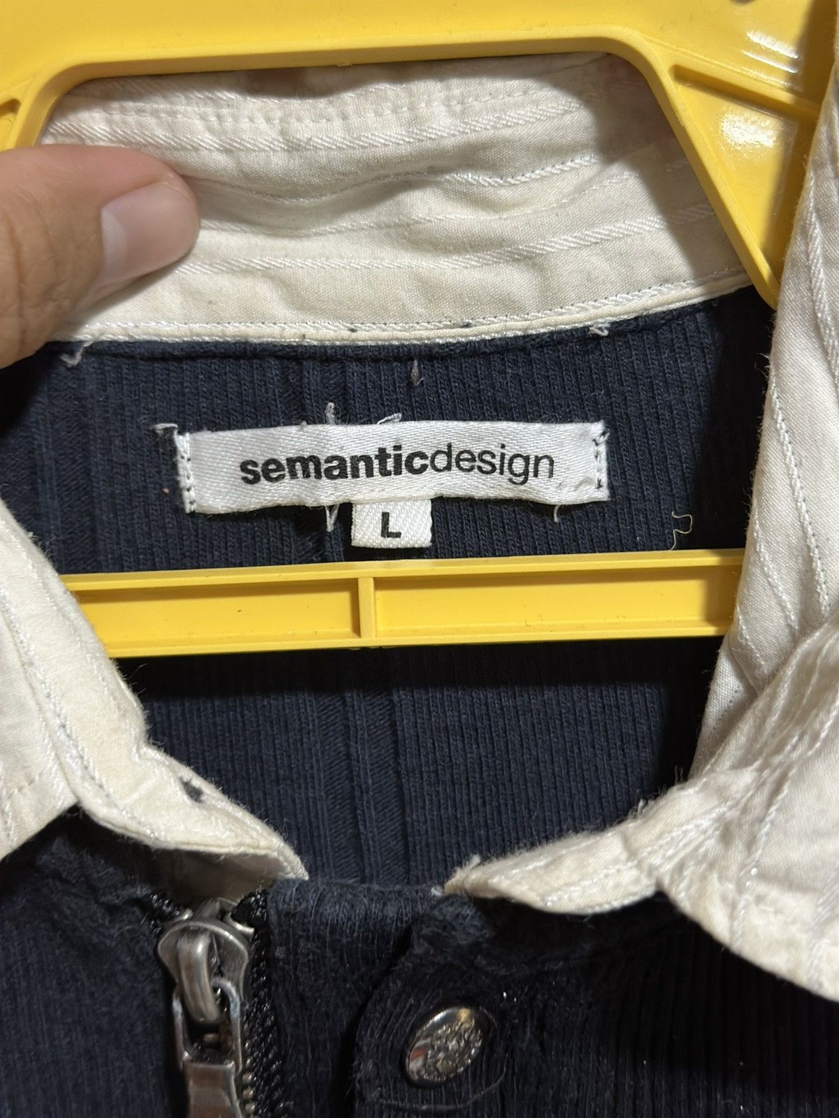 semanticdesign Vintage SemanticDesign Polo Zipper Faded Tee Size M / US 6-8 / IT 42-44 - 10 Thumbnail