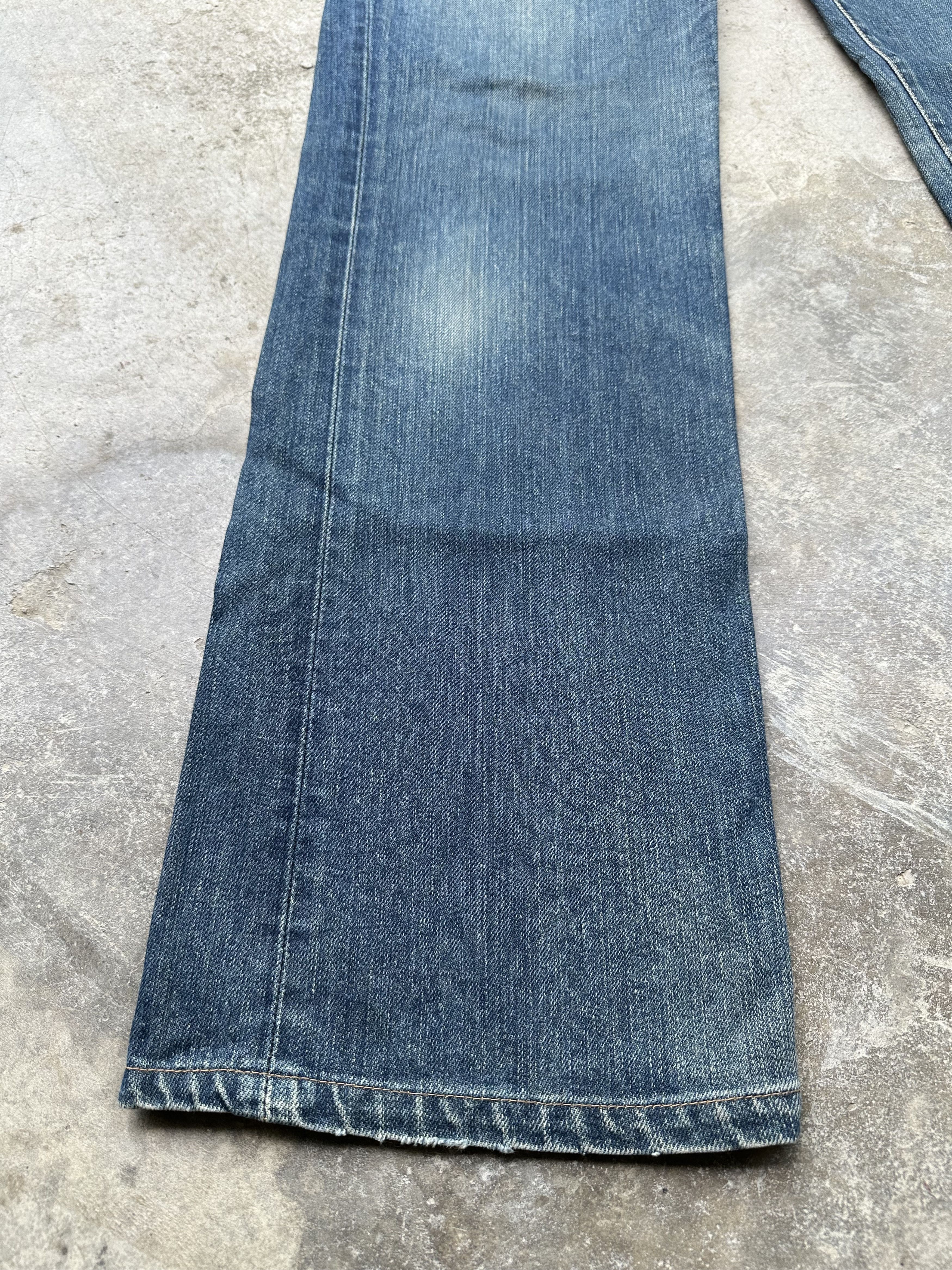 Japanese Brand Japanese Brand Wow Distressed Denim Flare Jeans Size US 28 / EU 44 - 5 Thumbnail