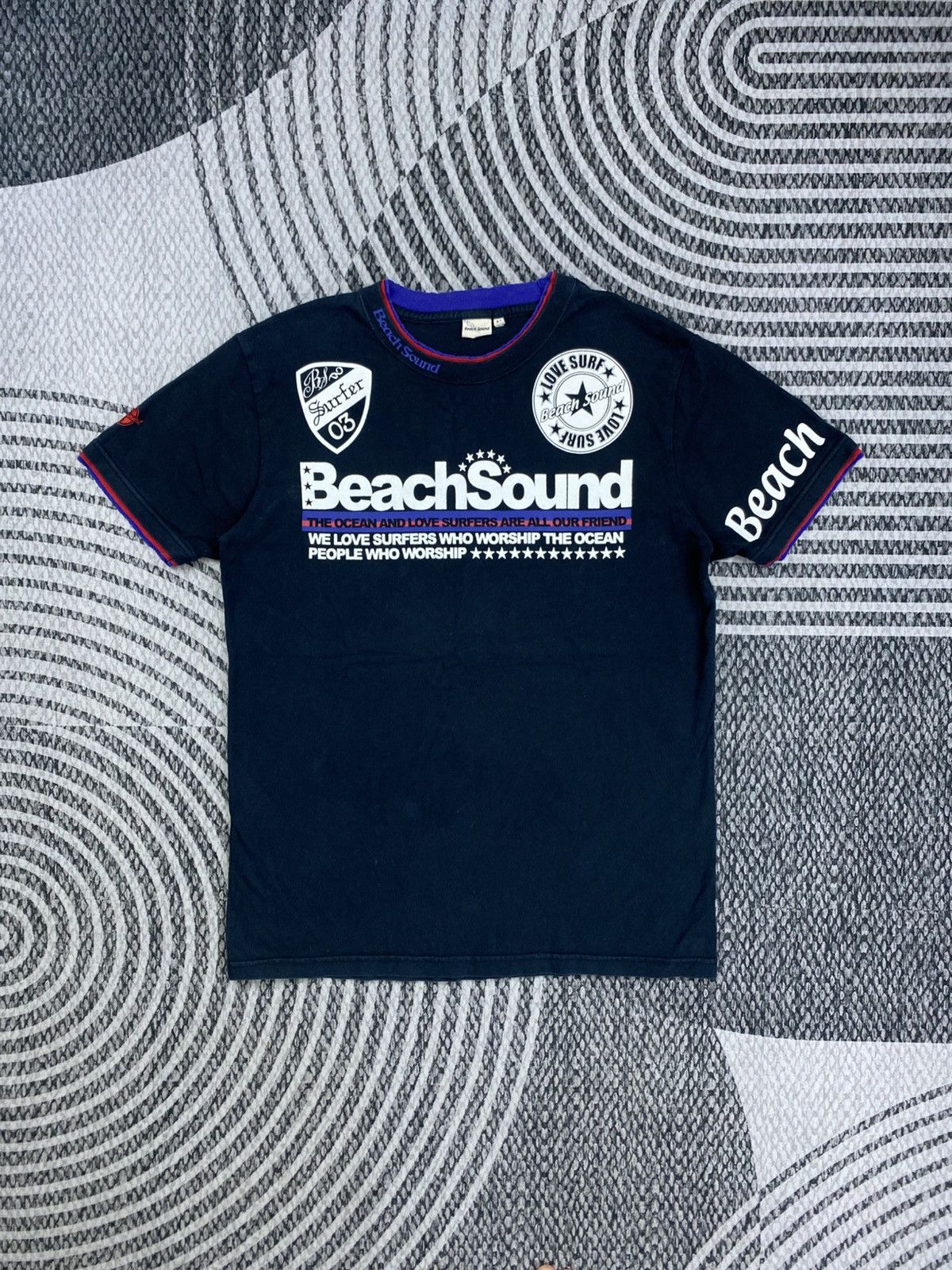 Other Vintage Beach Sound Big Logo Men Fashion Shirt Size US M / EU 48-50 / 2 - 1 Thumbnail