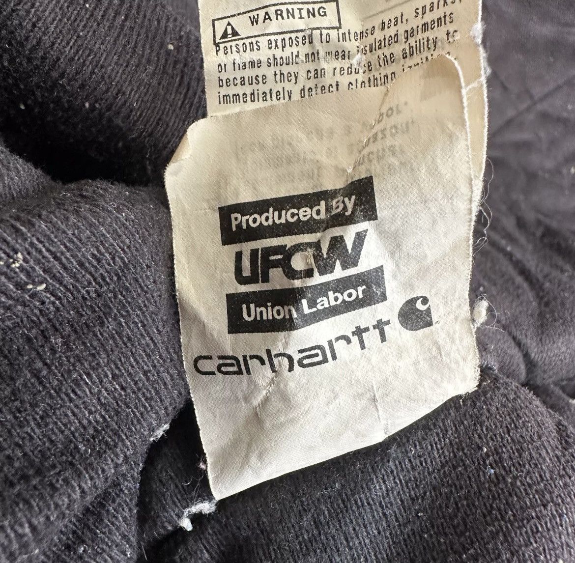 Carhartt × Vintage Vintage Made In USA Carhartt Canvas Jacket Size US M / EU 48-50 / 2 - 7 Thumbnail