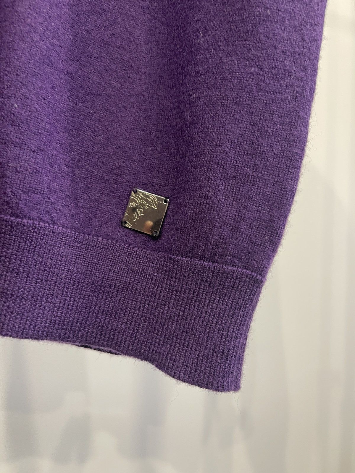 Versace Gianni Versace sweater woman purple knit wool rare Size M / US 6-8 / IT 42-44 - 5 Thumbnail