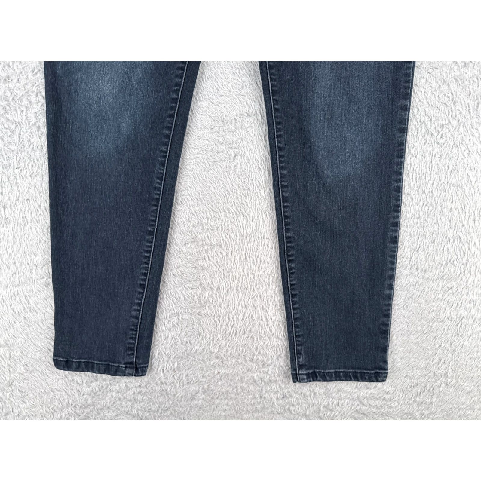 Vintage Democracy Womens Jeans 10 Blue Denim Skinny High Rise 32x26 Distressed Cotton Size 32" / US 10 / IT 46 - 2 Thumbnail