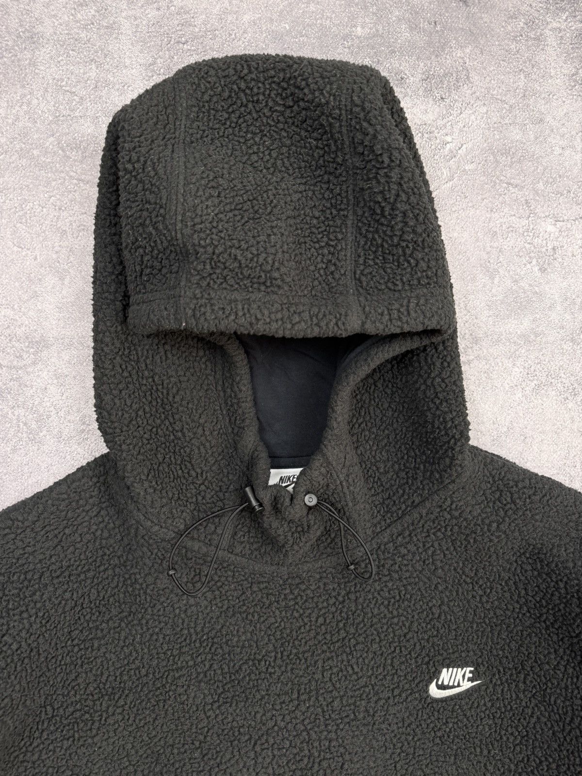 Nike Nike Sherpa Fleece Hoodie Ninja Anorak Jacket Size US XL / EU 56 / 4 - 8 Thumbnail