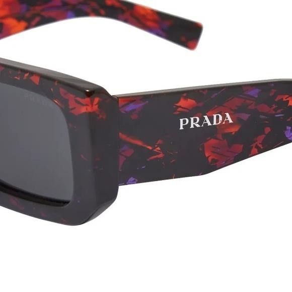 Prada New - Prada PR 06YSF 06V5S0 Rectangle Sunglasses Size ONE SIZE - 12 Thumbnail