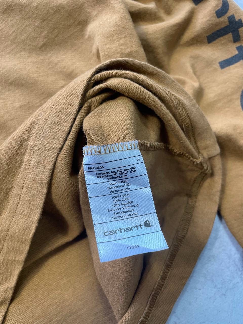 Carhartt × Vintage Vintage Carhartt Workwear Long Sleeve Tee T-shirt Y2K Size US L / EU 52-54 / 3 - 6 Thumbnail