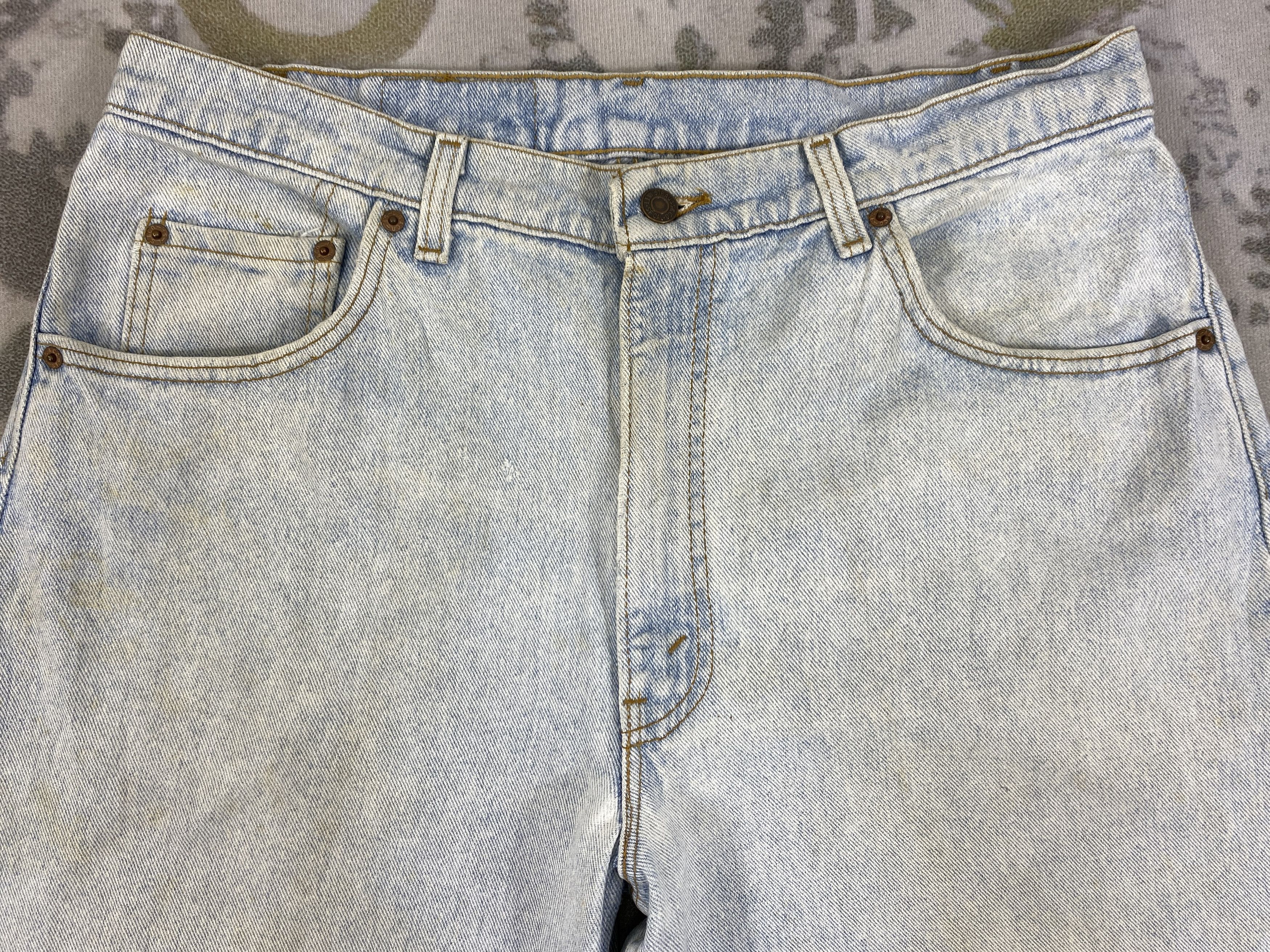 Levi's 90s Light Wash Vintage Levi's 560 USA Denim 35x31.5 JN714 Size US 35 - 3 Thumbnail