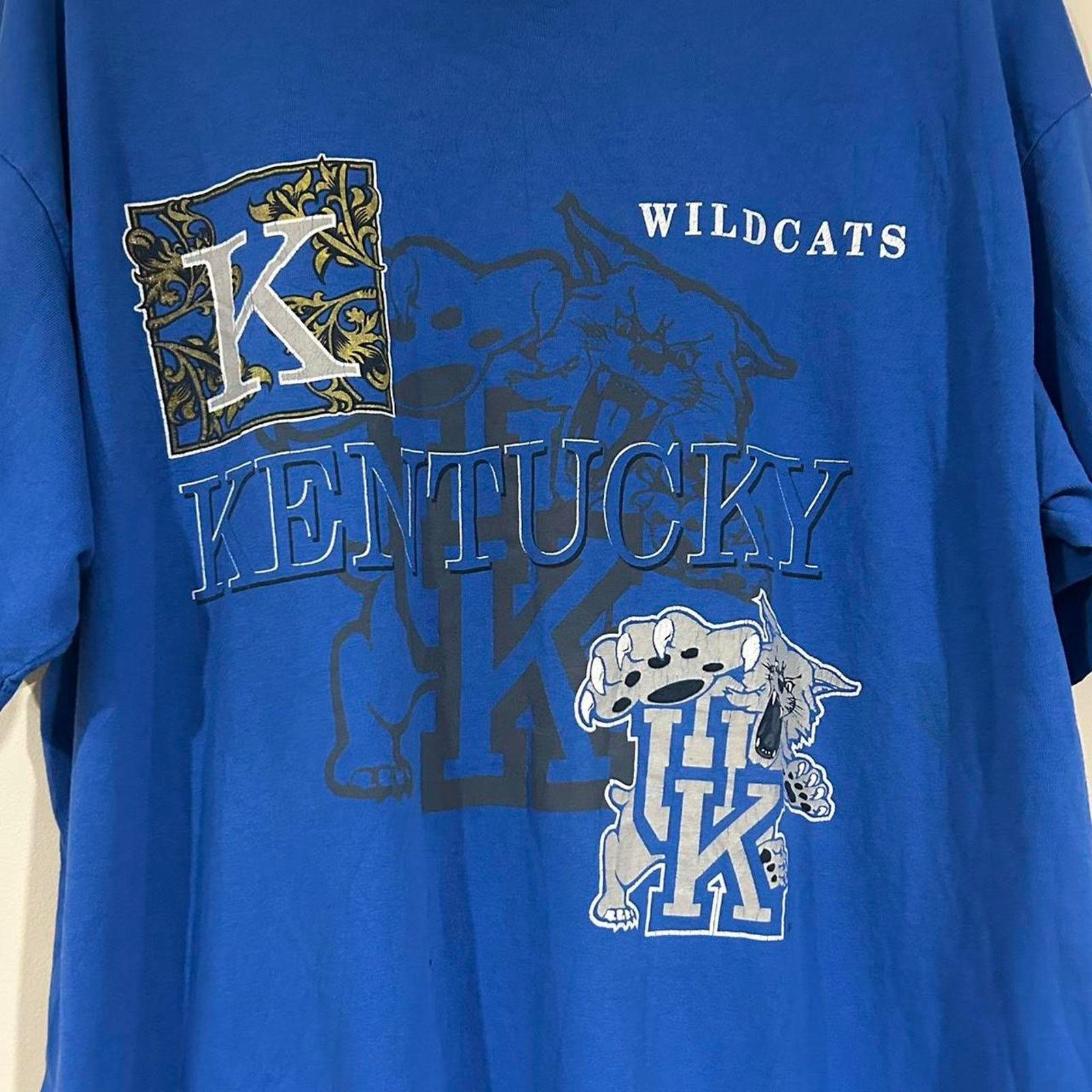 Hanes Vintage Kentucky Wildcats Tee Shirt Size US XXL / EU 58 / 5 - 2 Thumbnail