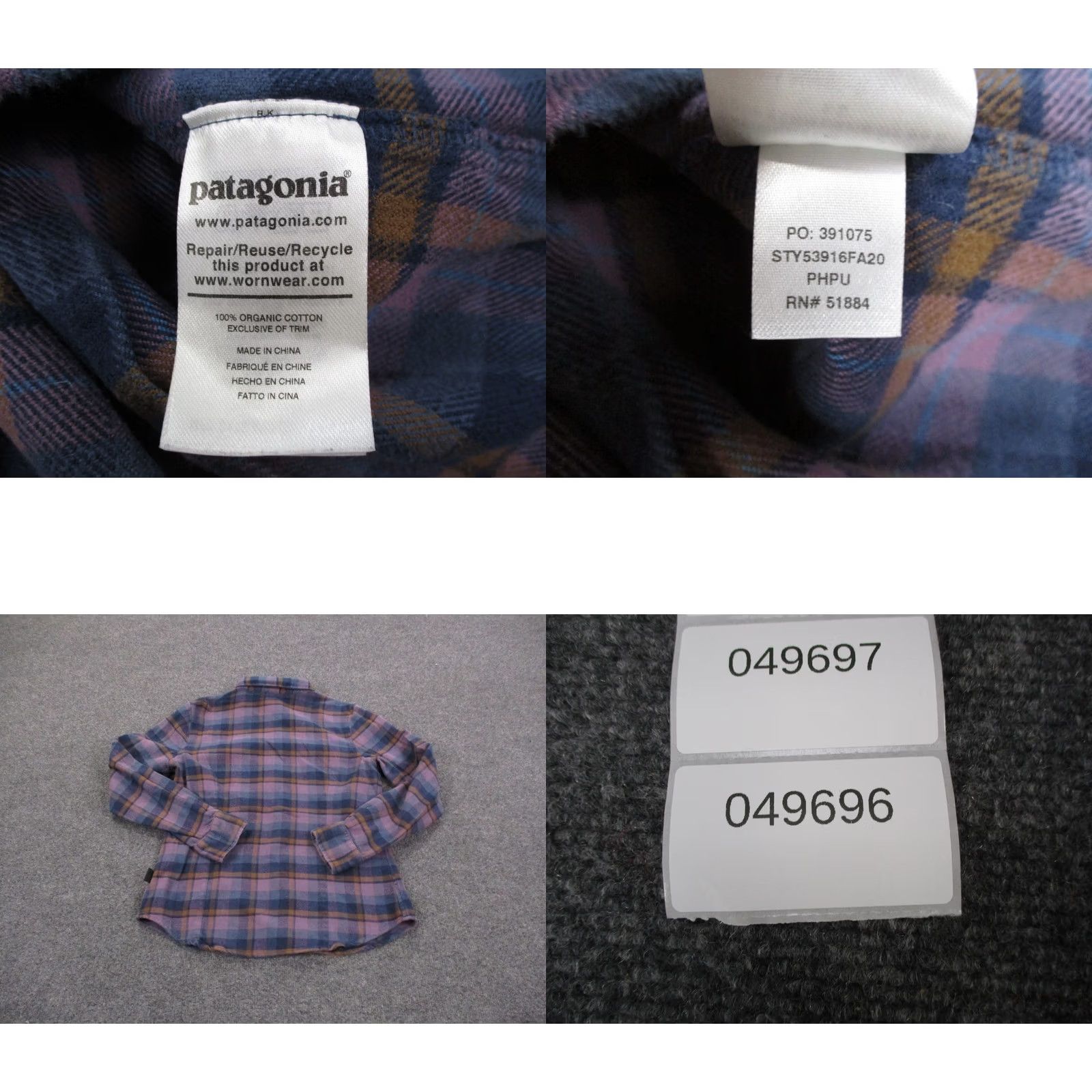 Patagonia Patagonia Shirt Womens S Plaid Organic Cotton Fjord Flannel Work Casual 53916 Size S / US 4 / IT 40 - 8 Thumbnail