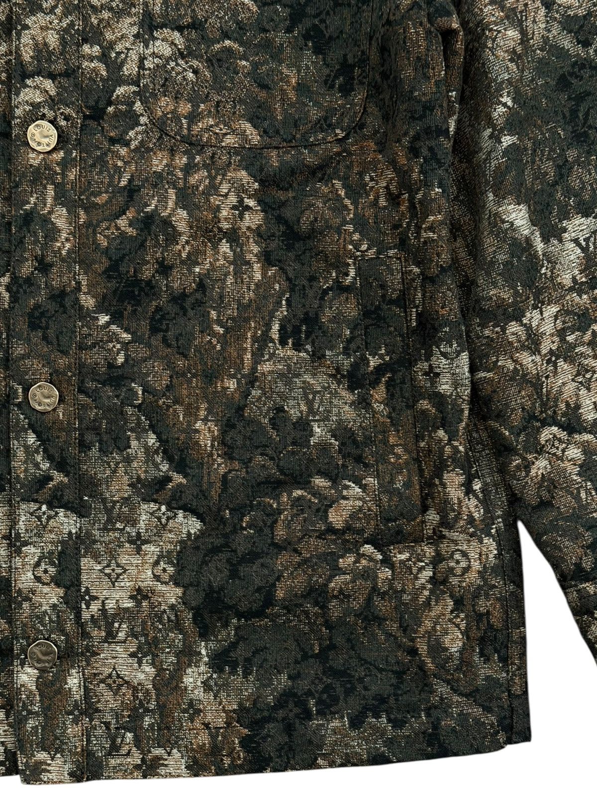 Louis Vuitton Louis Vuitton Tapestry Monogram Floral Shearling Jacket Size US L / EU 52-54 / 3 - 5 Thumbnail