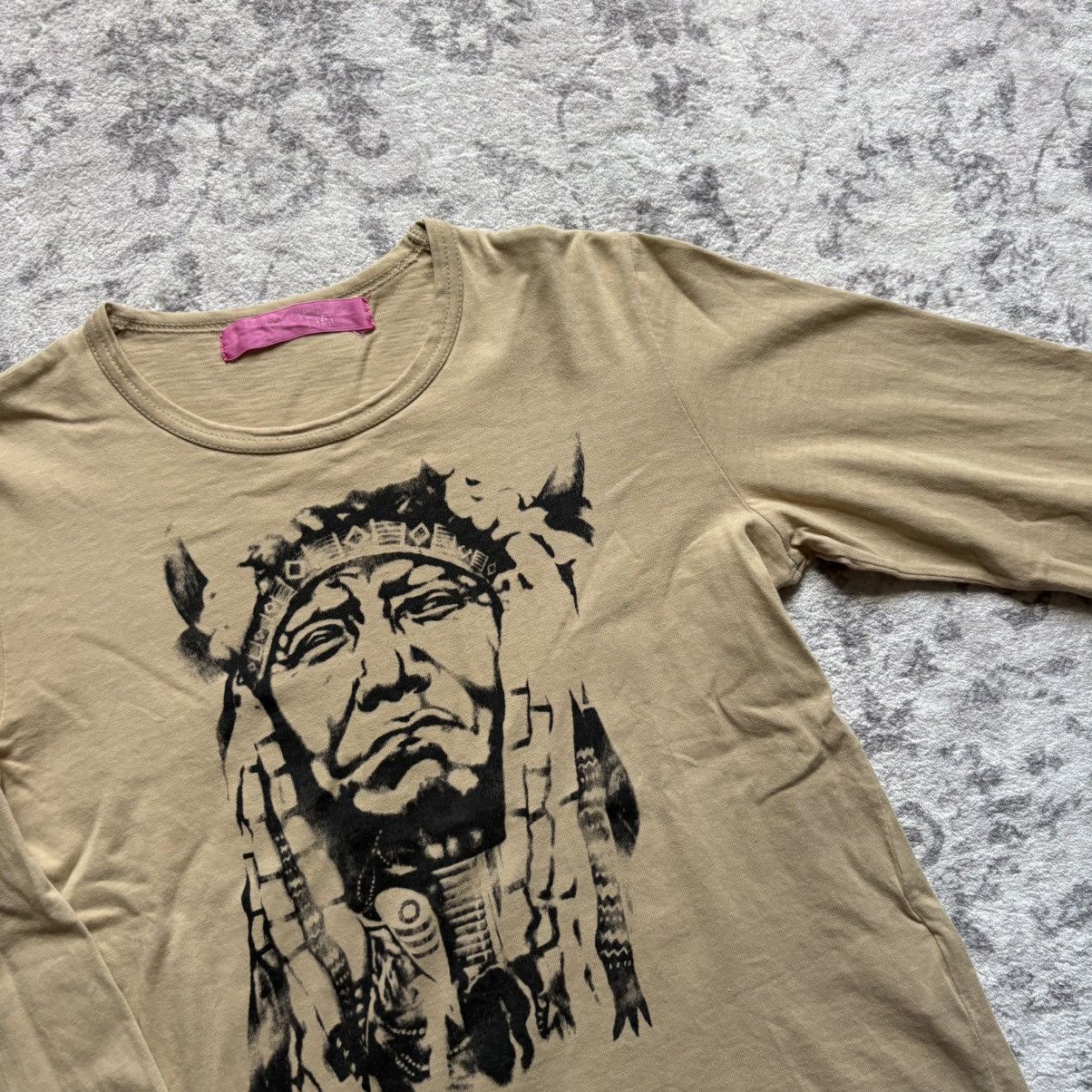 Junya Watanabe Junya Watanabe Native American Graphic Long Sleeve T-Shirt Size US S / EU 44-46 / 1 - 3 Thumbnail
