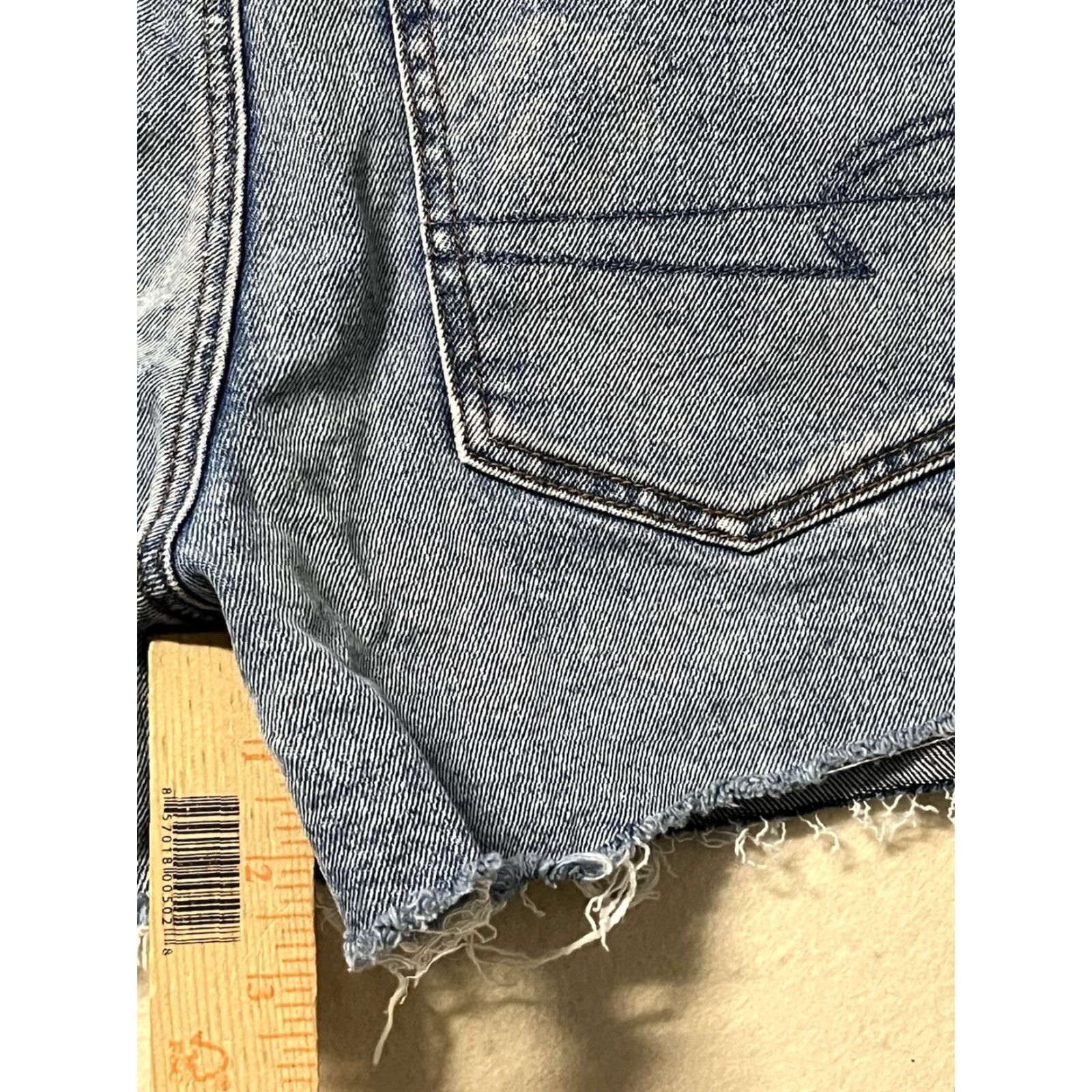 American Eagle Outfitters American Eagle Shorts Women’s Regular Size 8 Blue Denim Boyfriend High Rise 5-Pocket Stretch Vintage: No Size 30" / US 8 / IT 44 - 5 Thumbnail