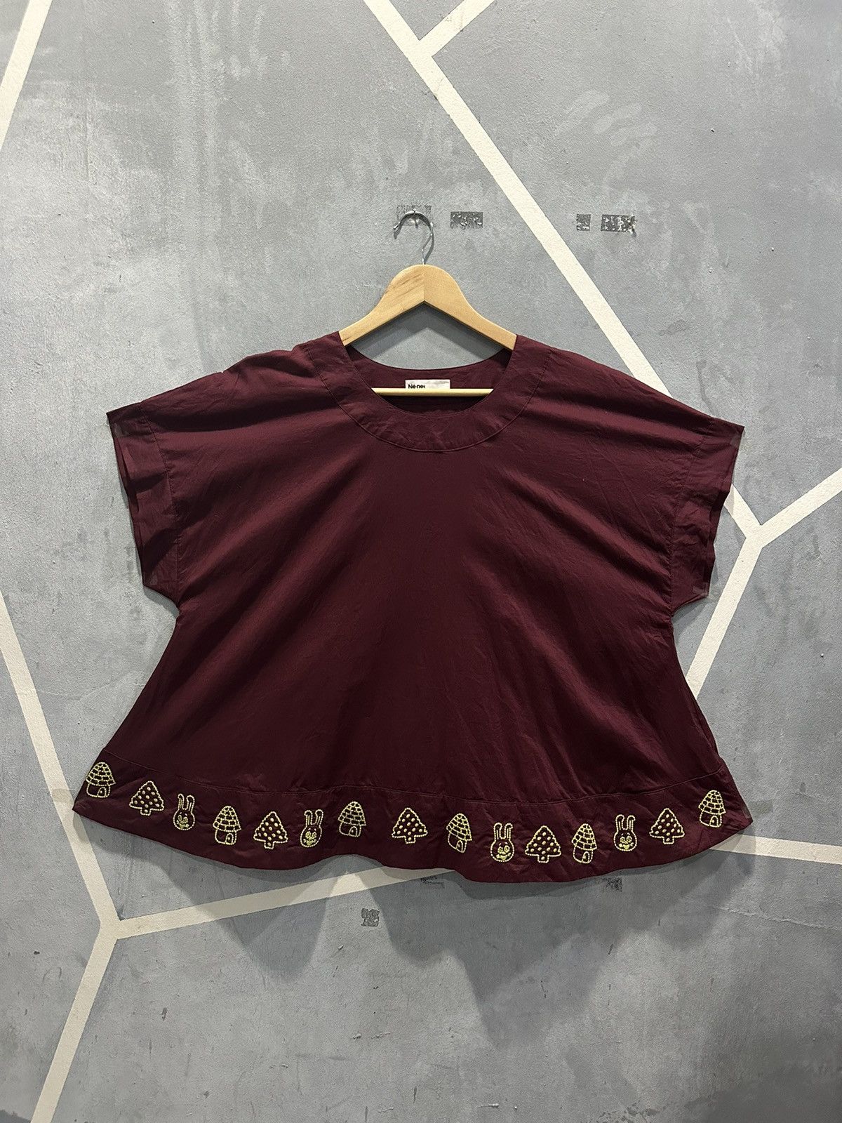 Issey Miyake × Japanese Brand × Ne-Net Ne-net By Issey Miyake Unique Blouse Size L / US 10 / IT 46 - 3 Thumbnail