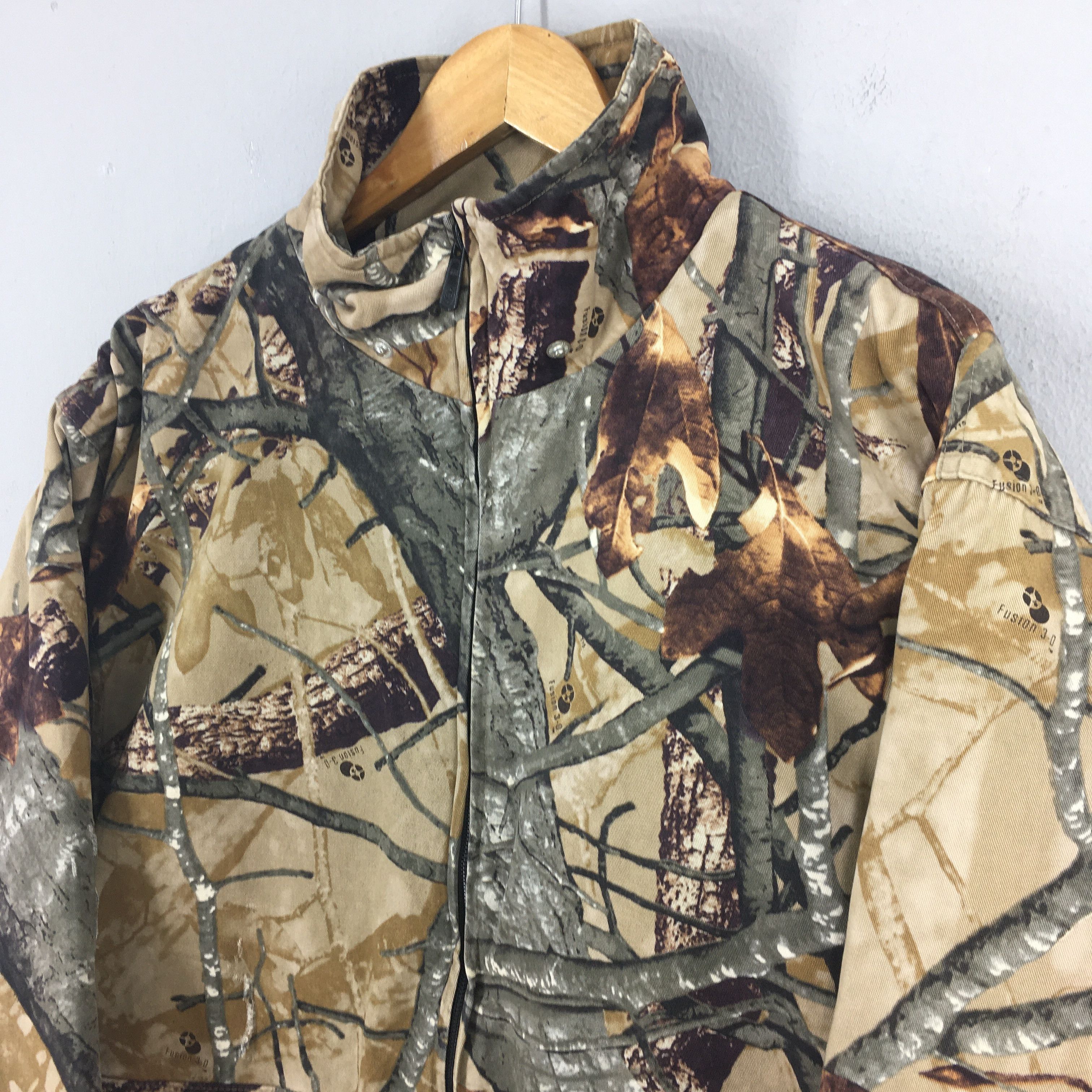 Mossy Oaks Vintage Outfitters Ridge Real Tree Camo Zipper Jacket Medium Size US M / EU 48-50 / 2 - 3 Thumbnail