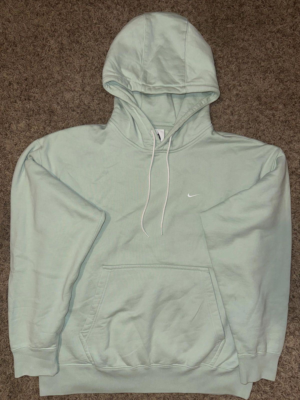 Nike Nike Men’s Nikelab NRG Heavy Seafoam Fleece Hoodies Size US L / EU 52-54 / 3 - 1 Thumbnail
