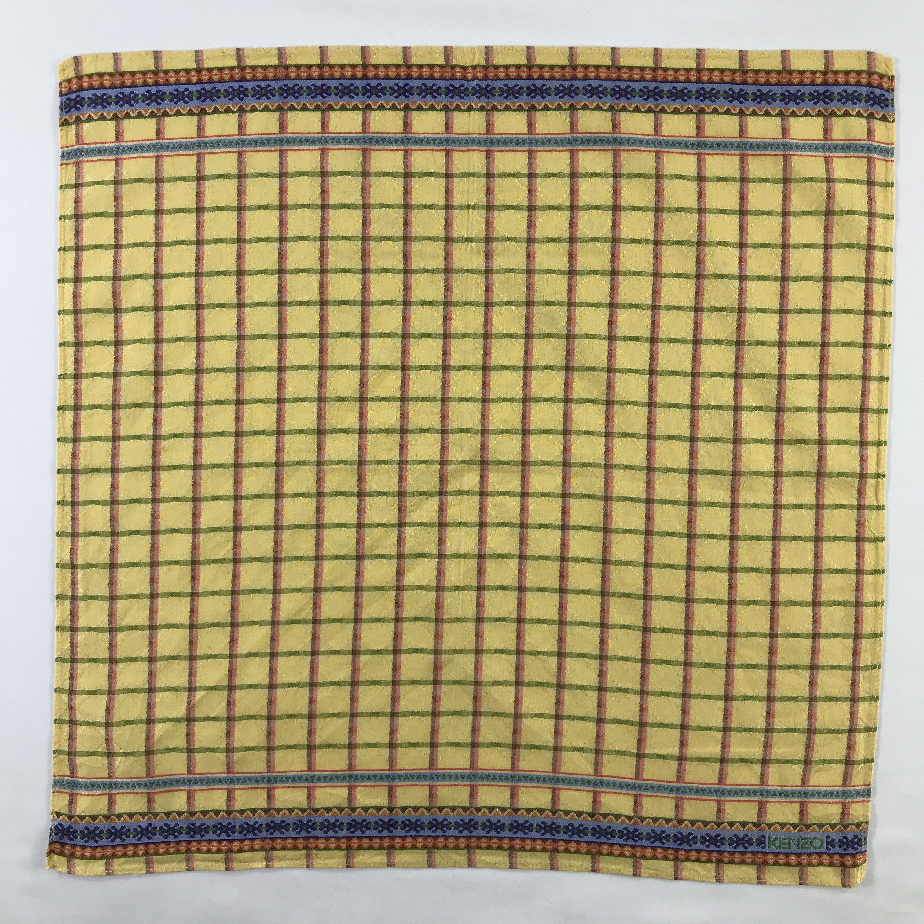 Kenzo × Vintage Kenzo Bandana / Handkerchief / Neckerchief - S467 Size ONE SIZE - 1 Thumbnail