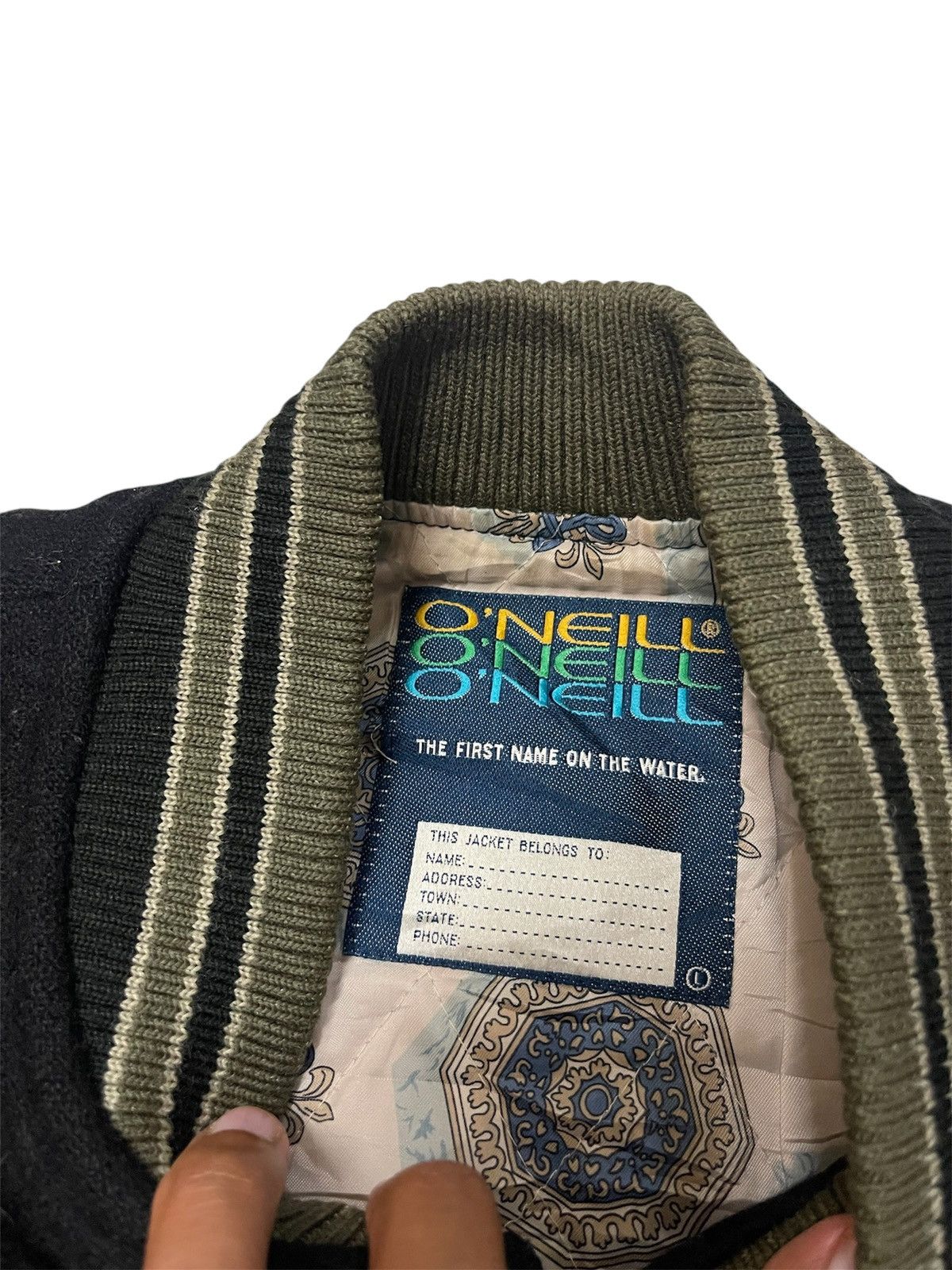 O'Neill ONEILL VARSITY LEATHER JACKET Size US L / EU 52-54 / 3 - 7 Thumbnail