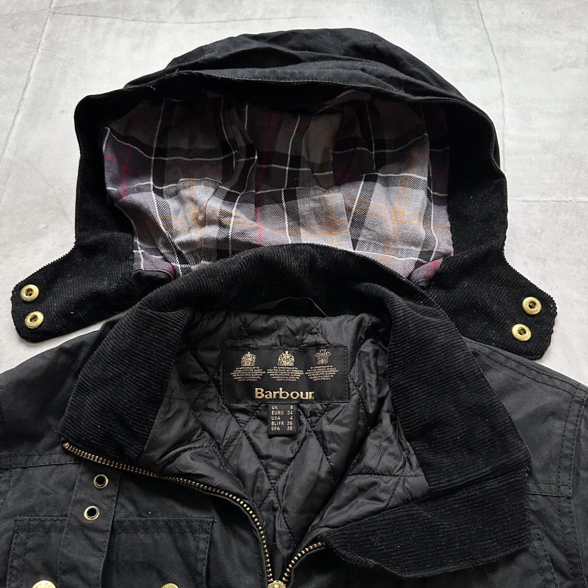 Barbour Barbour International Waxed Cotton Parka Jacket Belstaff Size S / US 4 / IT 40 - 4 Thumbnail