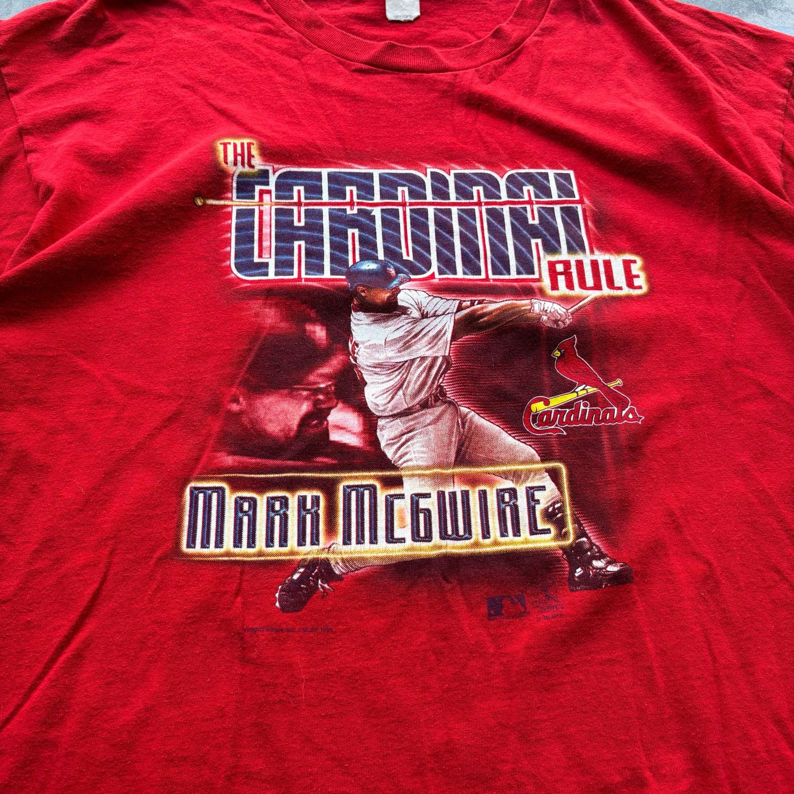 MLB Vintage St Louis Cardinals Mark Mcgwire T-shirt Size US XXL / EU 58 / 5 - 2 Thumbnail