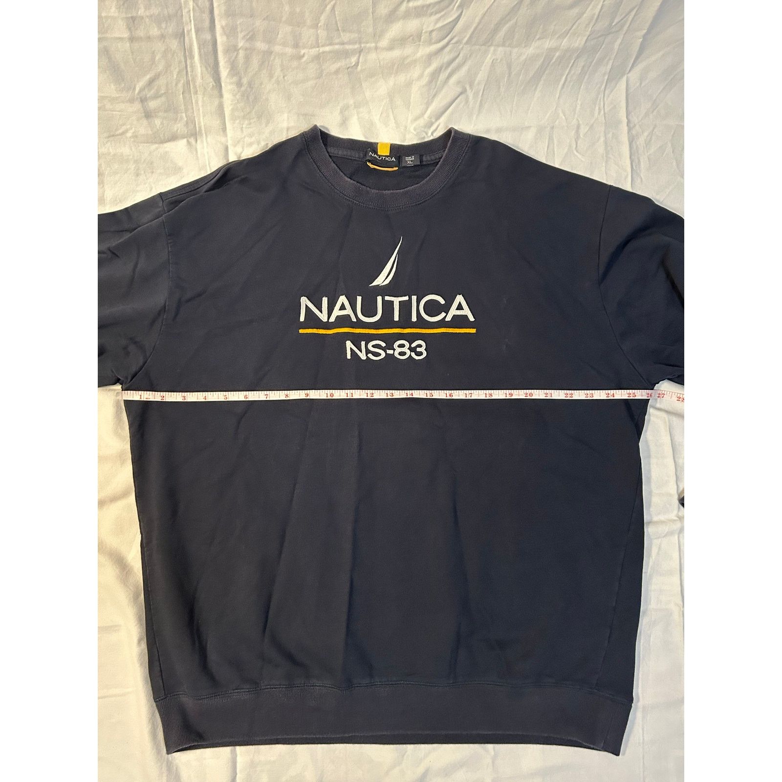 Nautica Y2K Nautica NS-83 Sailing Sweatshirt Adult XL Blue Crewneck Size US XL / EU 56 / 4 - 4 Thumbnail