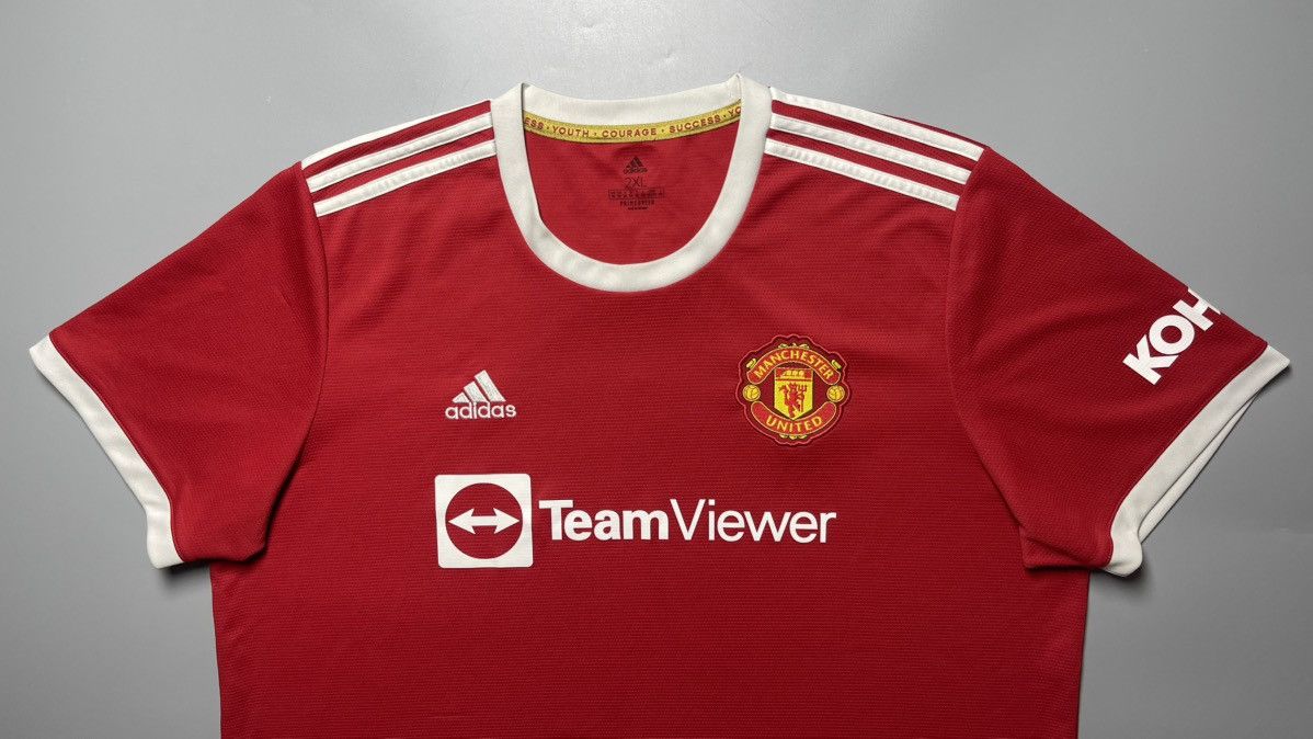 Adidas MANCHESTER UNITED ADIDAS 2021/2022 SOCCER JERSEY #7 RONALDO Size US XXL / EU 58 / 5 - 3 Thumbnail