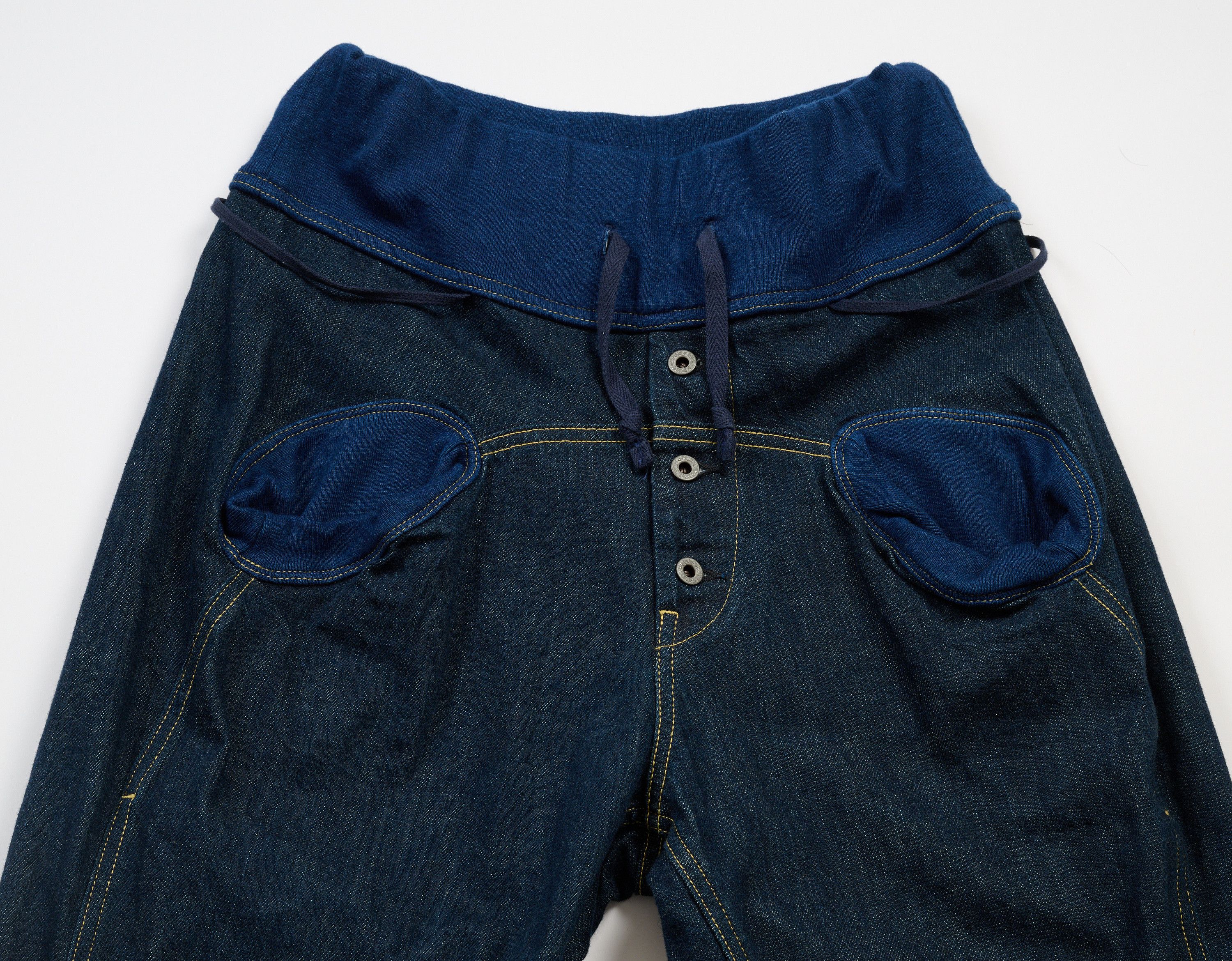 Kapital Kapital 11.5oz Denim Sarouel Nouvelle Pants — Size 1 Size US 26 / EU 42 - 2 Thumbnail