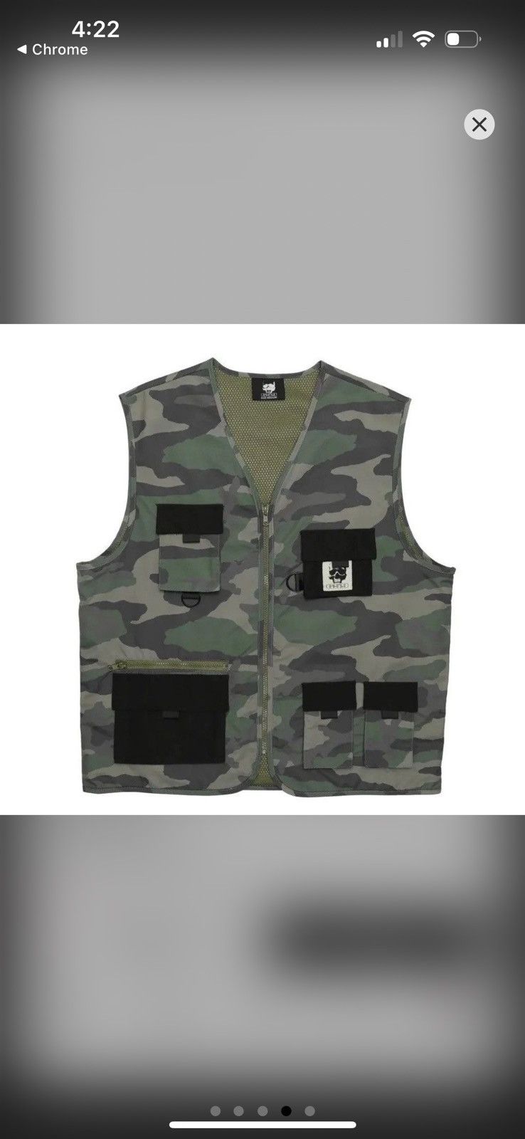 G59 Records G59 Tactical Vest (Woodland Camo) Size ONE SIZE - 5 Thumbnail