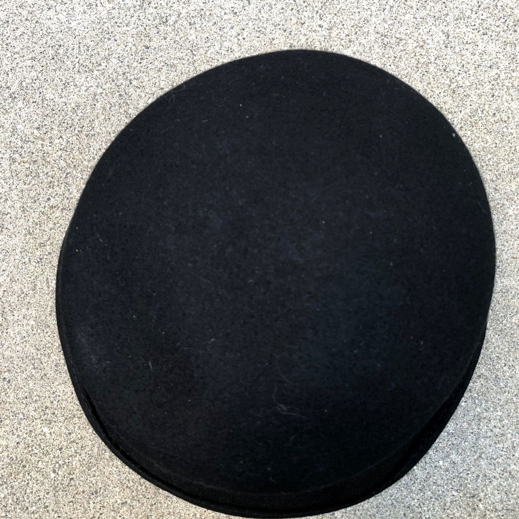 Vintage VINTAGE Amanda Smith 100% Wool Fedora Cloche Hat Women One Size Black Italy Womens Cloche Hat Size ONE SIZE - 3 Thumbnail