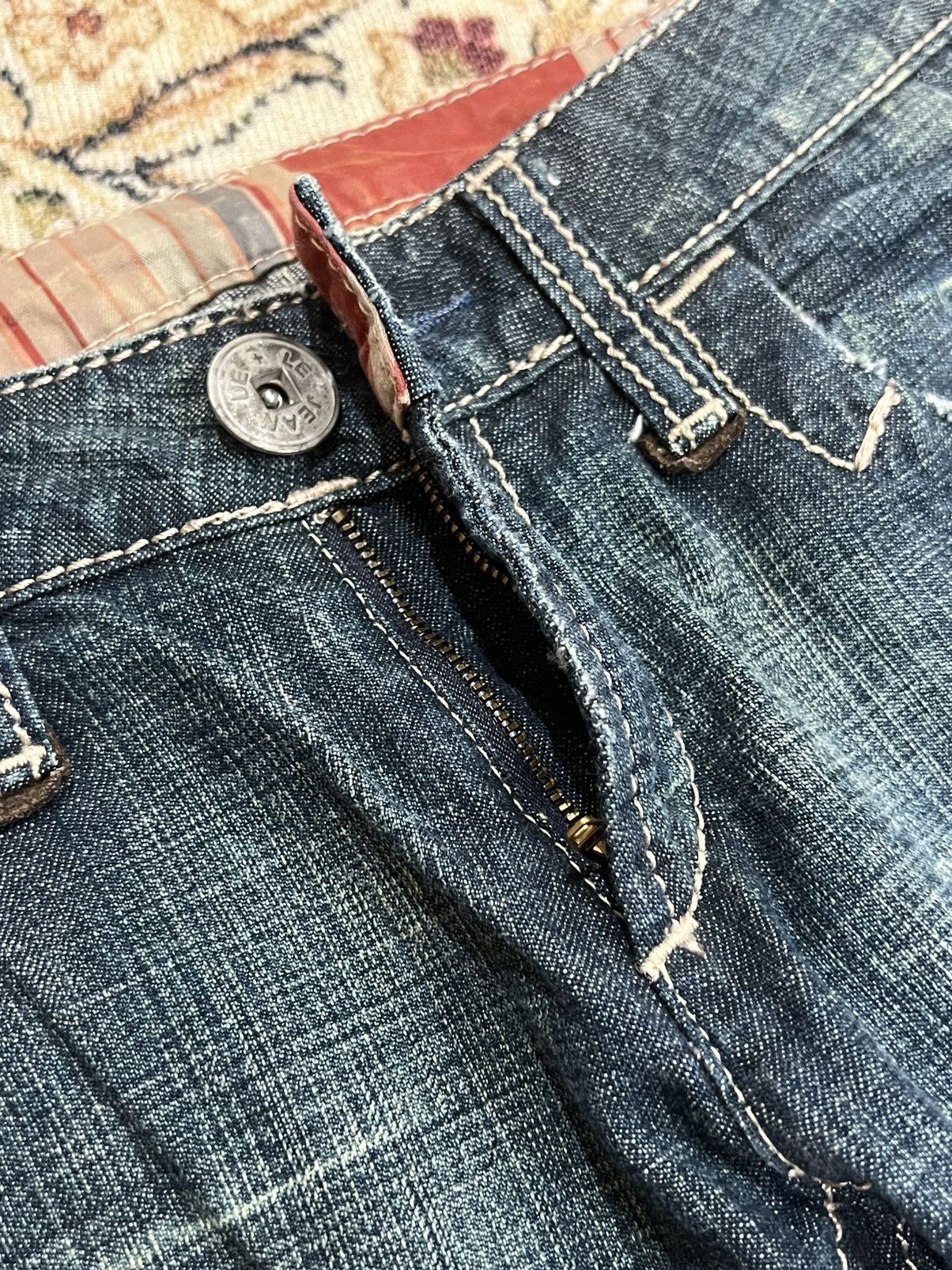 Marithe + Francois Girbaud Marithe Francois Girbaud Denim Suede Leather Cowboy Pocket Size 30" / US 8 / IT 44 - 11 Thumbnail
