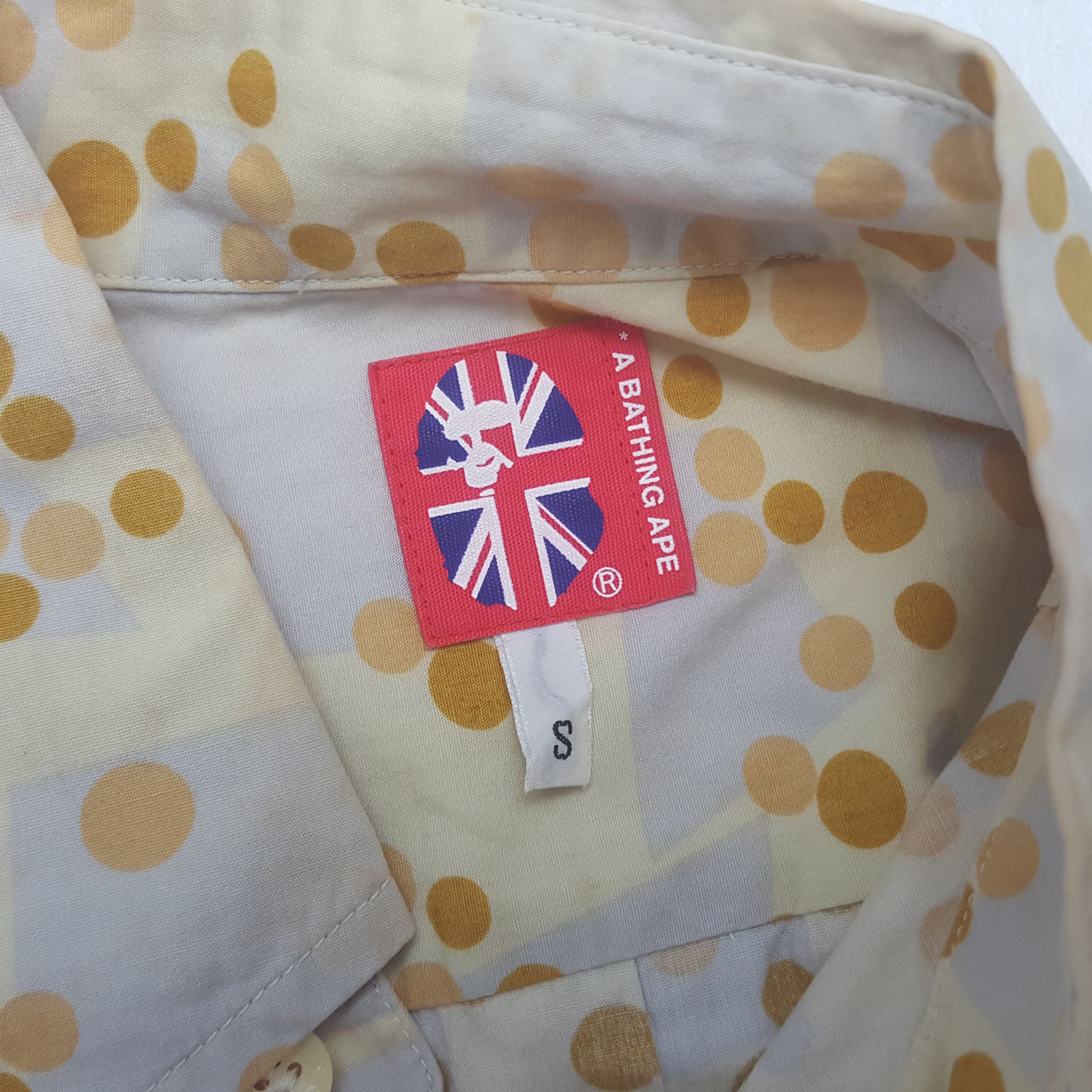 Bape Vintage A Bathing Ape Japan Button Up Shirt Size US XS / EU 42 / 0 - 5 Thumbnail