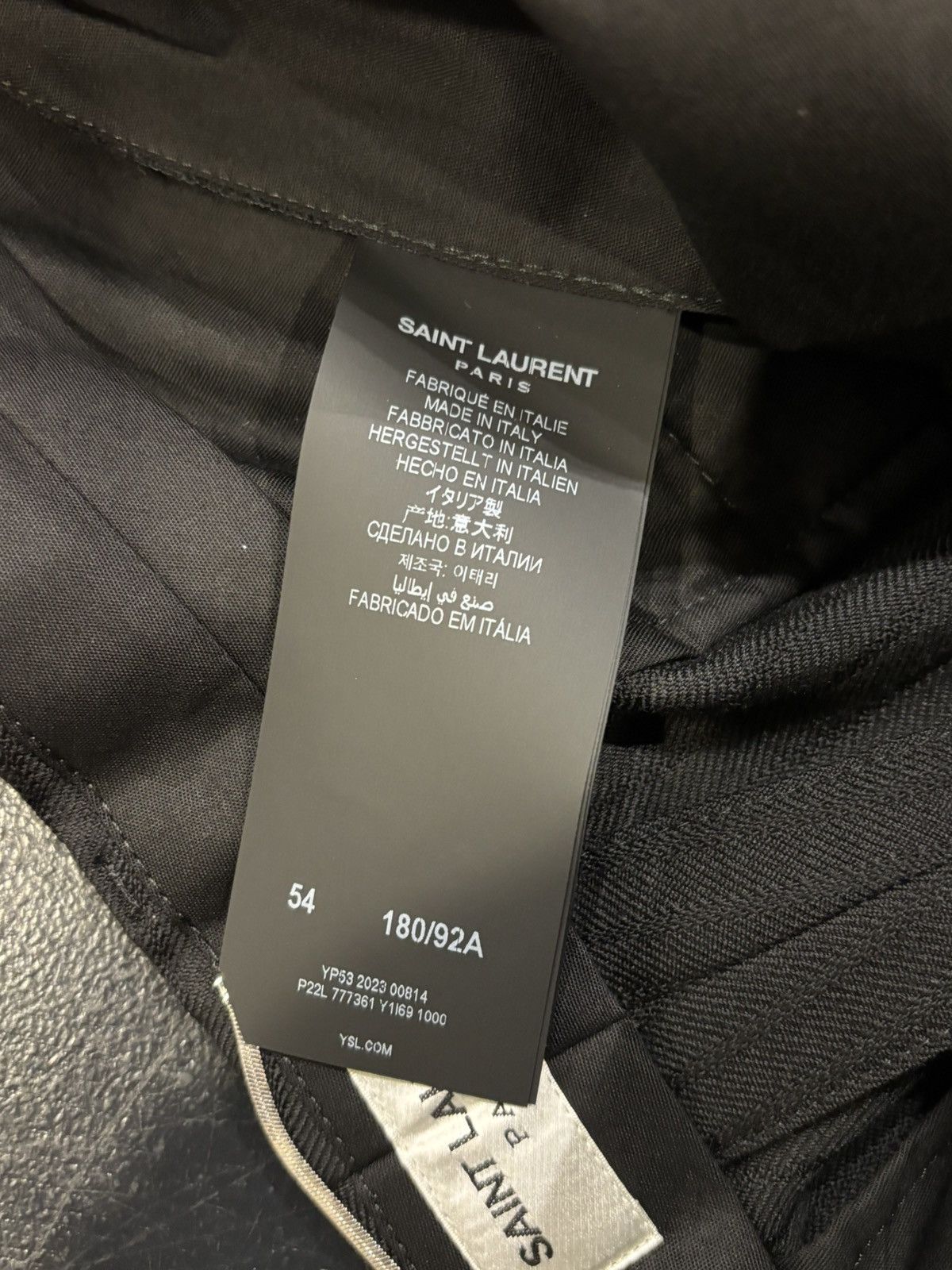 Yves Saint Laurent Saint Laurent Tuxedo Tail Pants Size US 38 / EU 54 - 4 Thumbnail