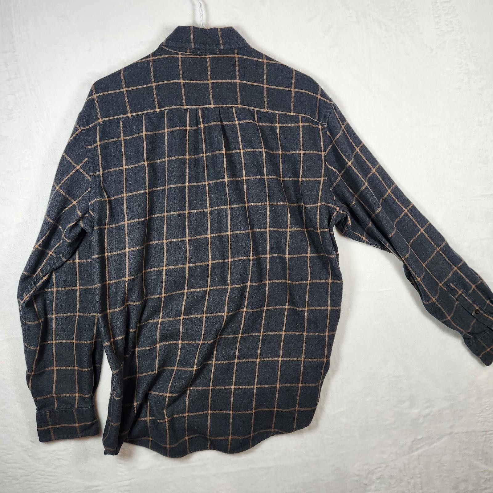 Arrow Vintage Arrow Grey Plaid Flannel Shirt Size Large Size US L / EU 52-54 / 3 - 6 Thumbnail